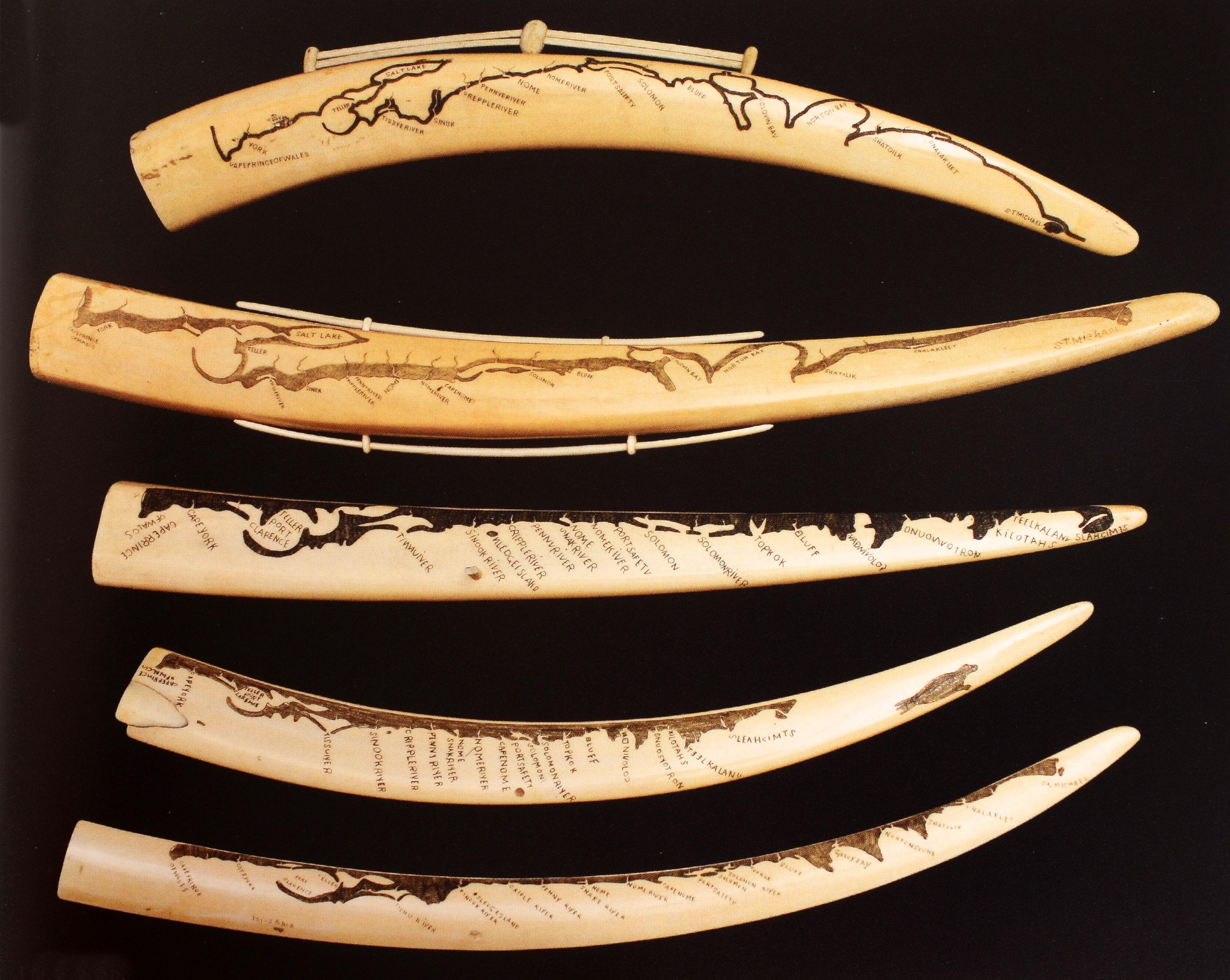 Geniale Erfindungen, kurios geschnitzte Scrimshaws, New Bedford Whaling Museum im Angebot 11