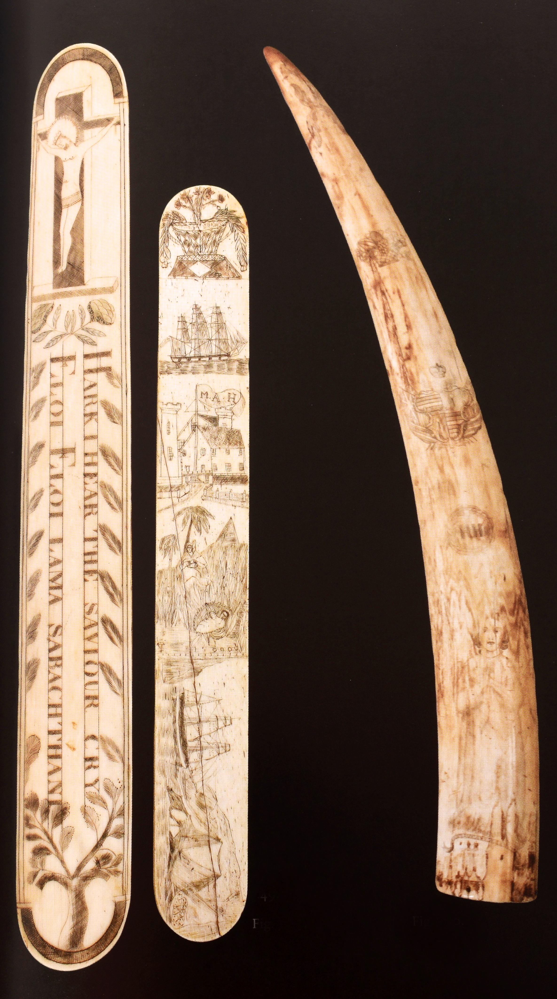 Ingenious Contrivances, Curiously Carved Scrimshaw, New Bedford Whaling Museum For Sale 11