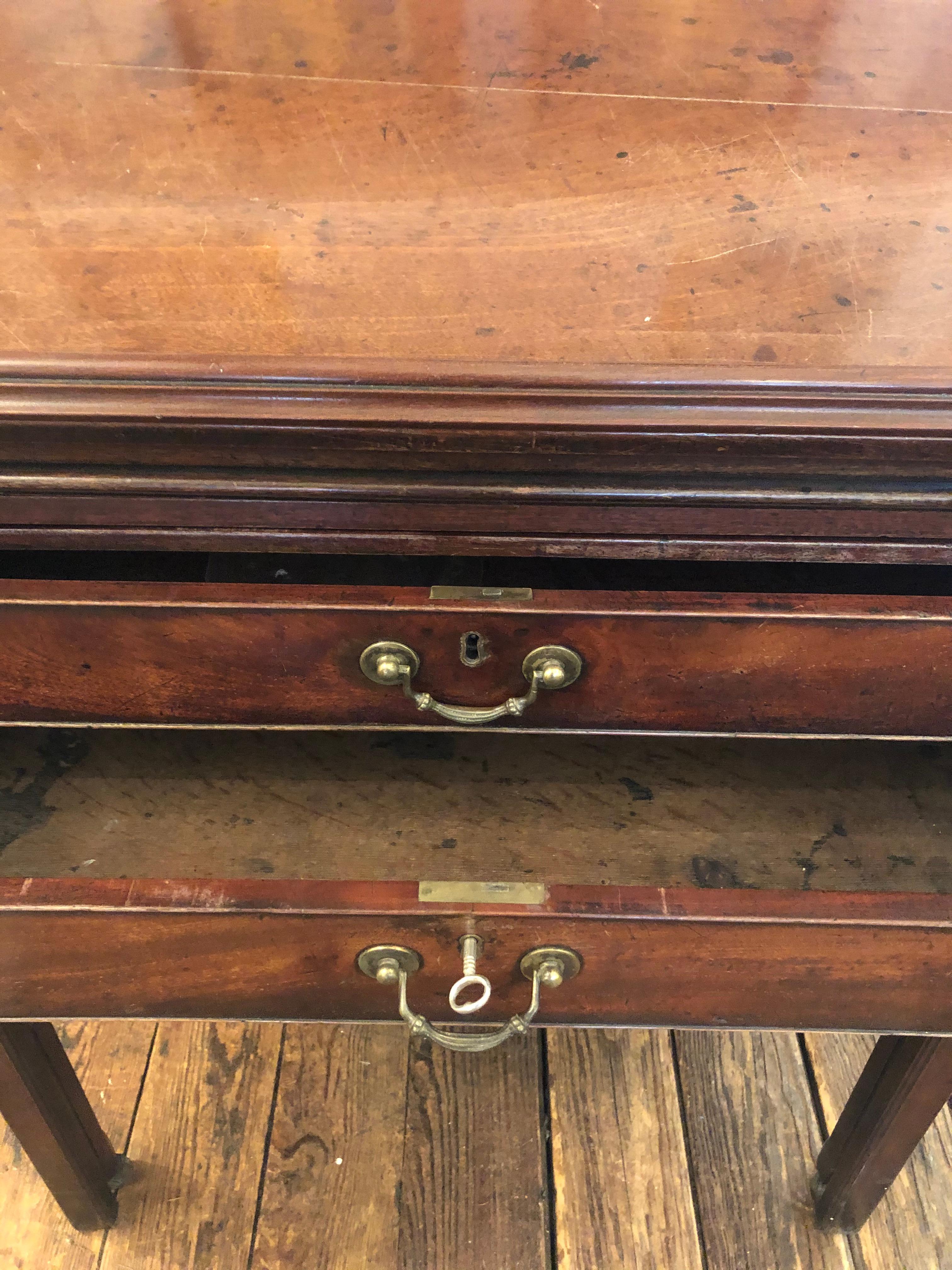 Ingenious & Rare 19th Century Mahogany Mechanical Architect's Desk 4