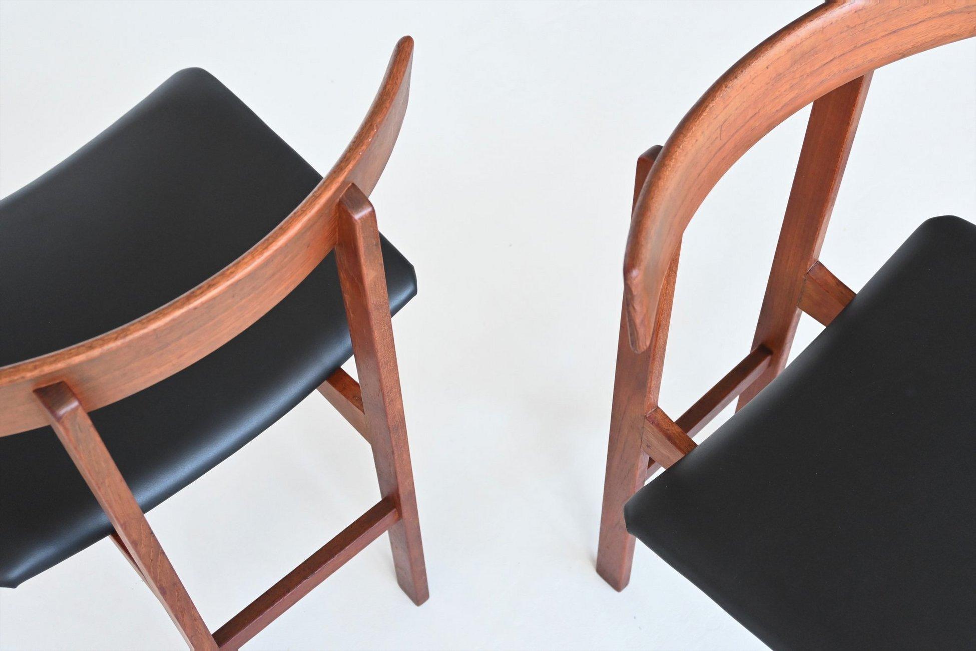 Inger Klingenberg #193 Sillas de comedor de teca France & Son Dinamarca 1960 en venta 4