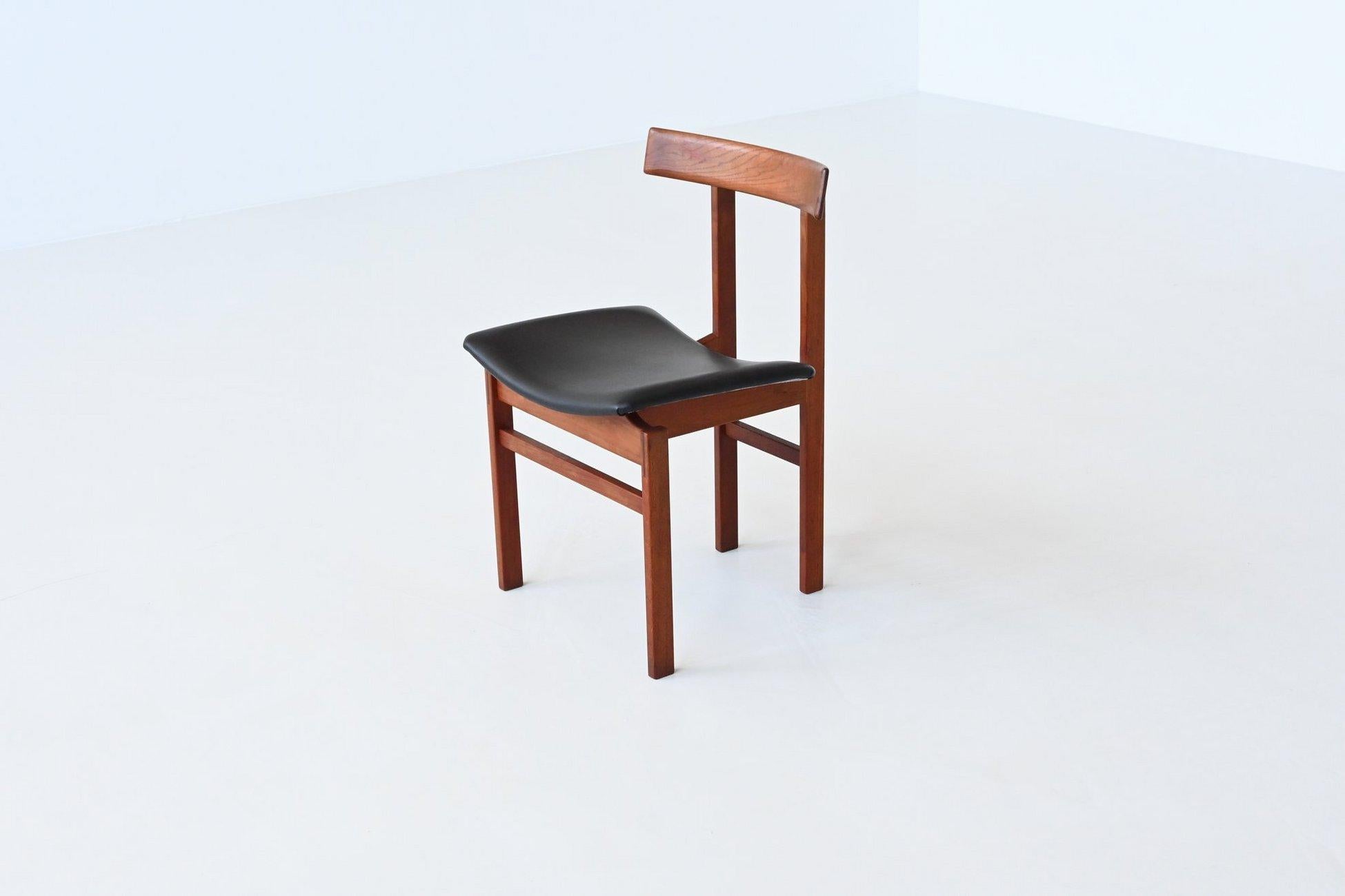 Inger Klingenberg #193 Sillas de comedor de teca France & Son Dinamarca 1960 en venta 6