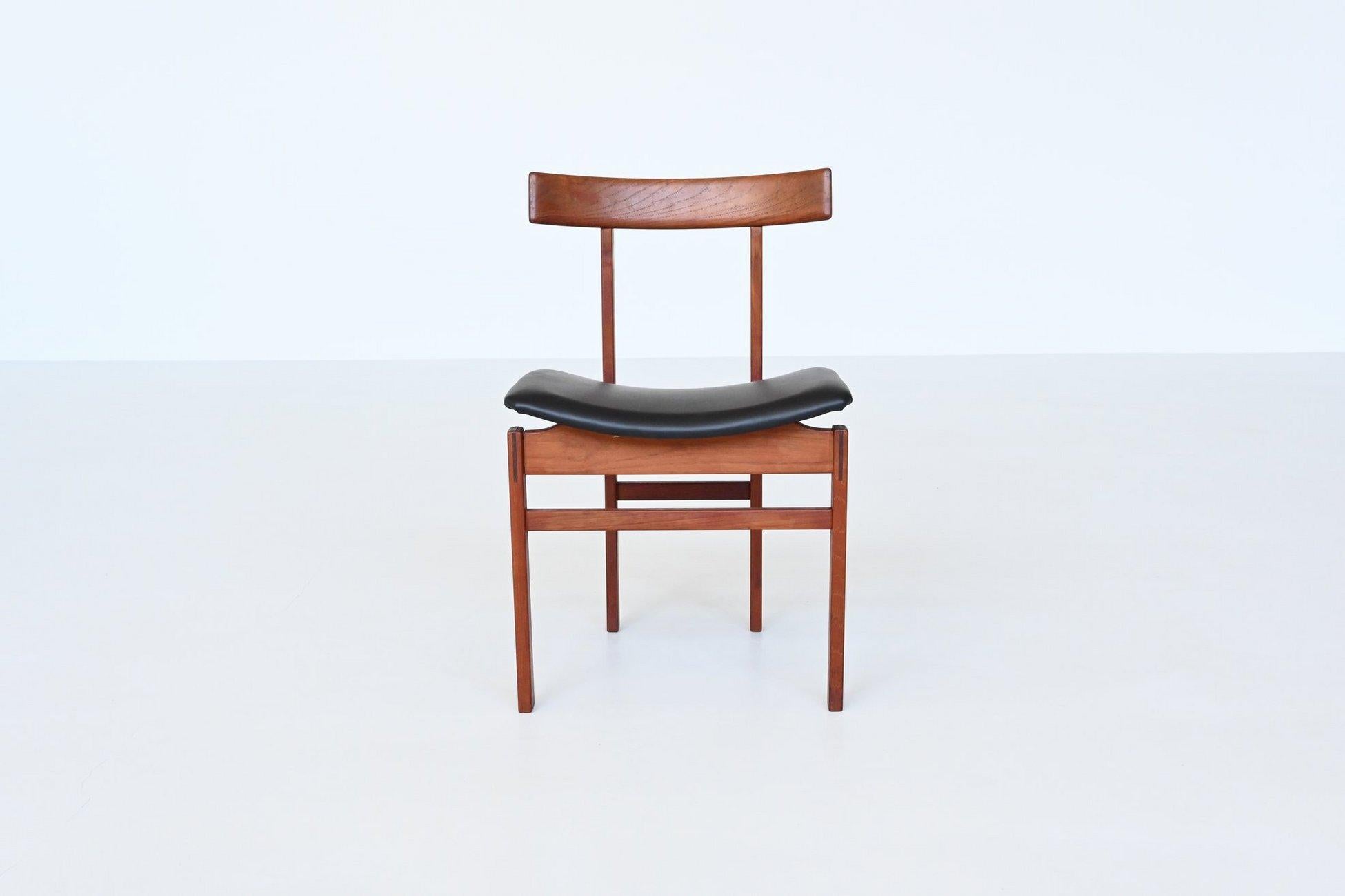 Inger Klingenberg #193 Sillas de comedor de teca France & Son Dinamarca 1960 en venta 7