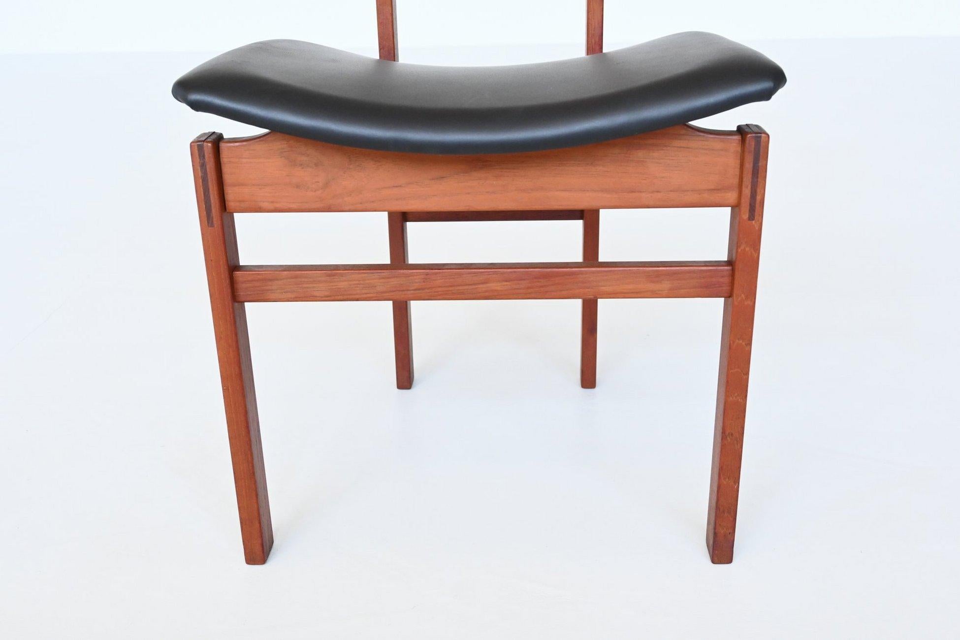 Inger Klingenberg #193 Sillas de comedor de teca France & Son Dinamarca 1960 en venta 8