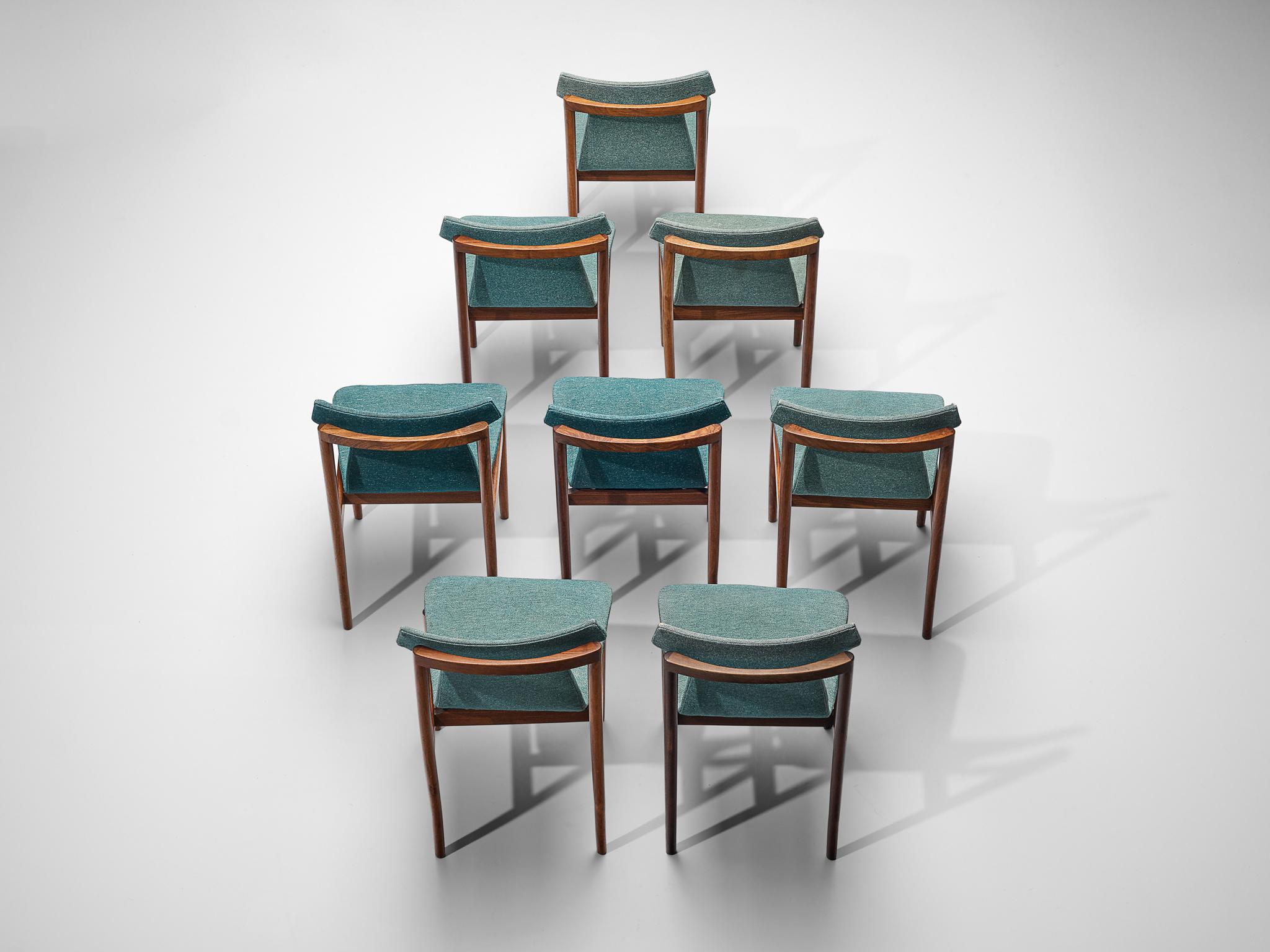 Dutch Inger Klingenberg for Fristho Set of Eight Dining Chairs 