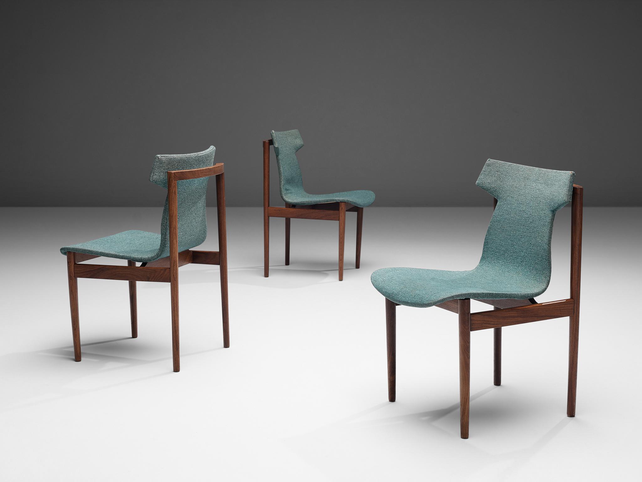 Mid-20th Century Inger Klingenberg for Fristho Set of Eight Dining Chairs 