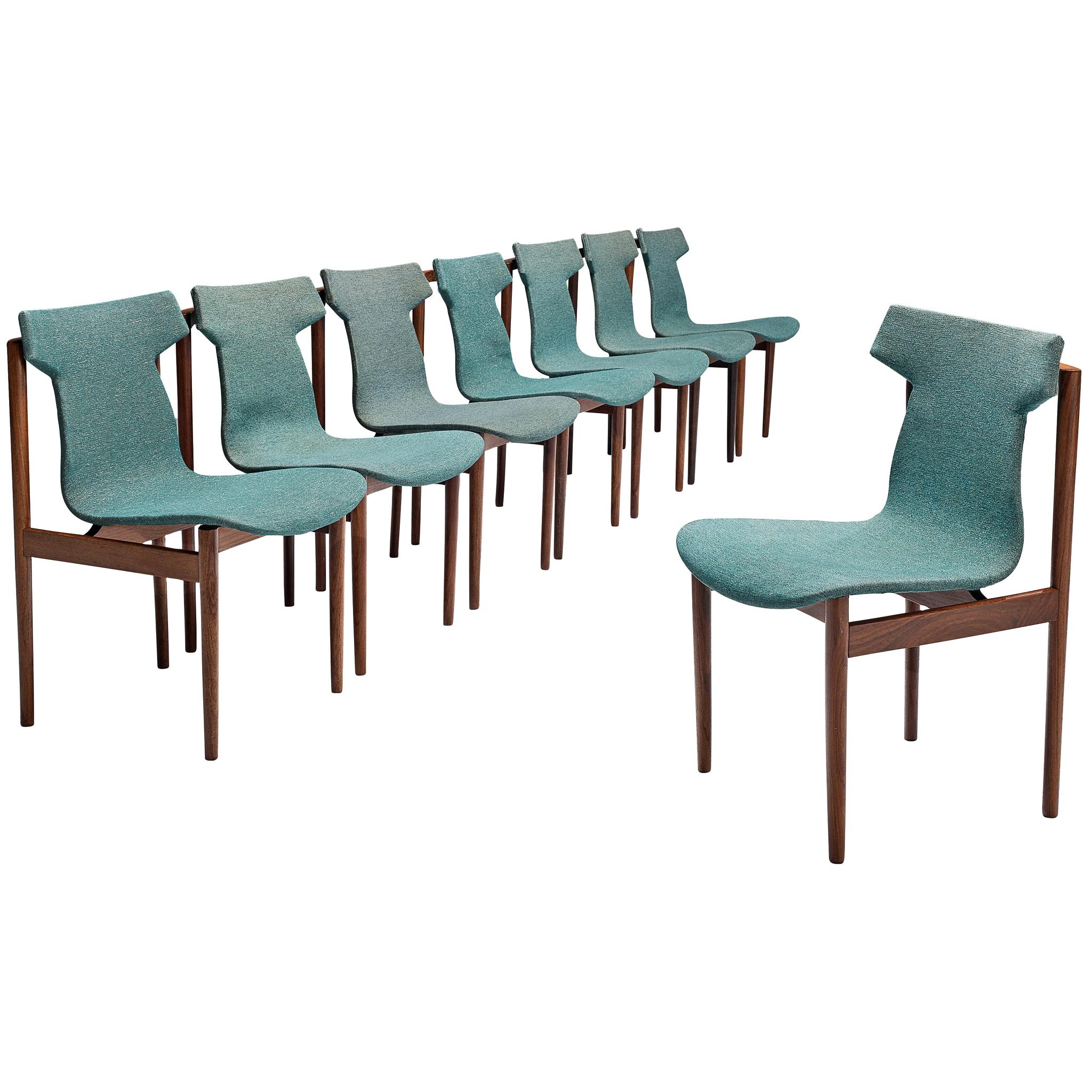 Inger Klingenberg for Fristho Set of Eight Dining Chairs 