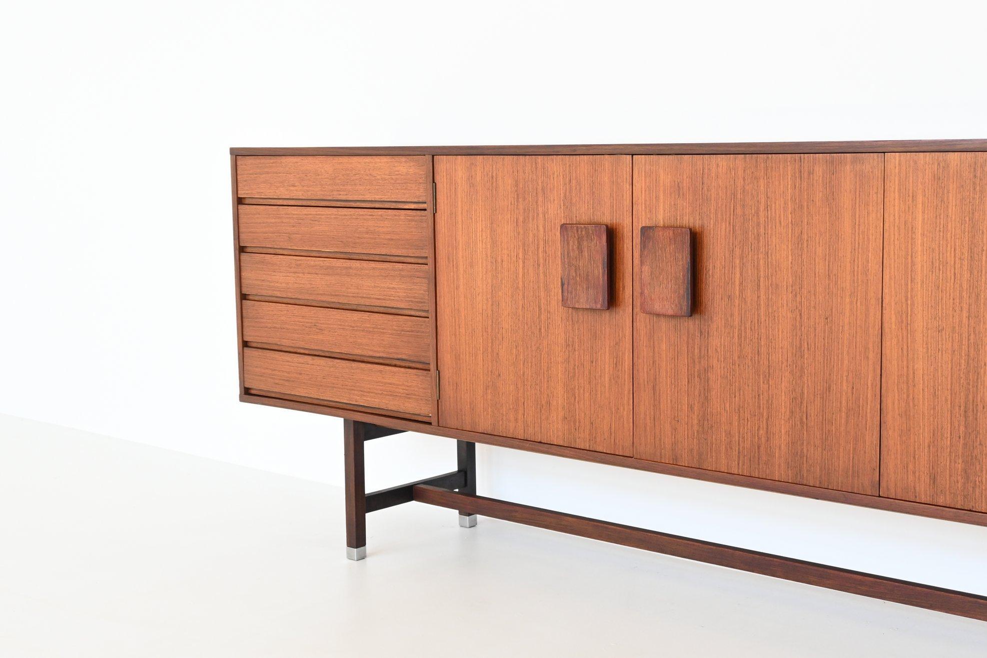 Dutch Inger Klingenberg Rosewood Large Sideboard Fristho, Netherlands, 1960