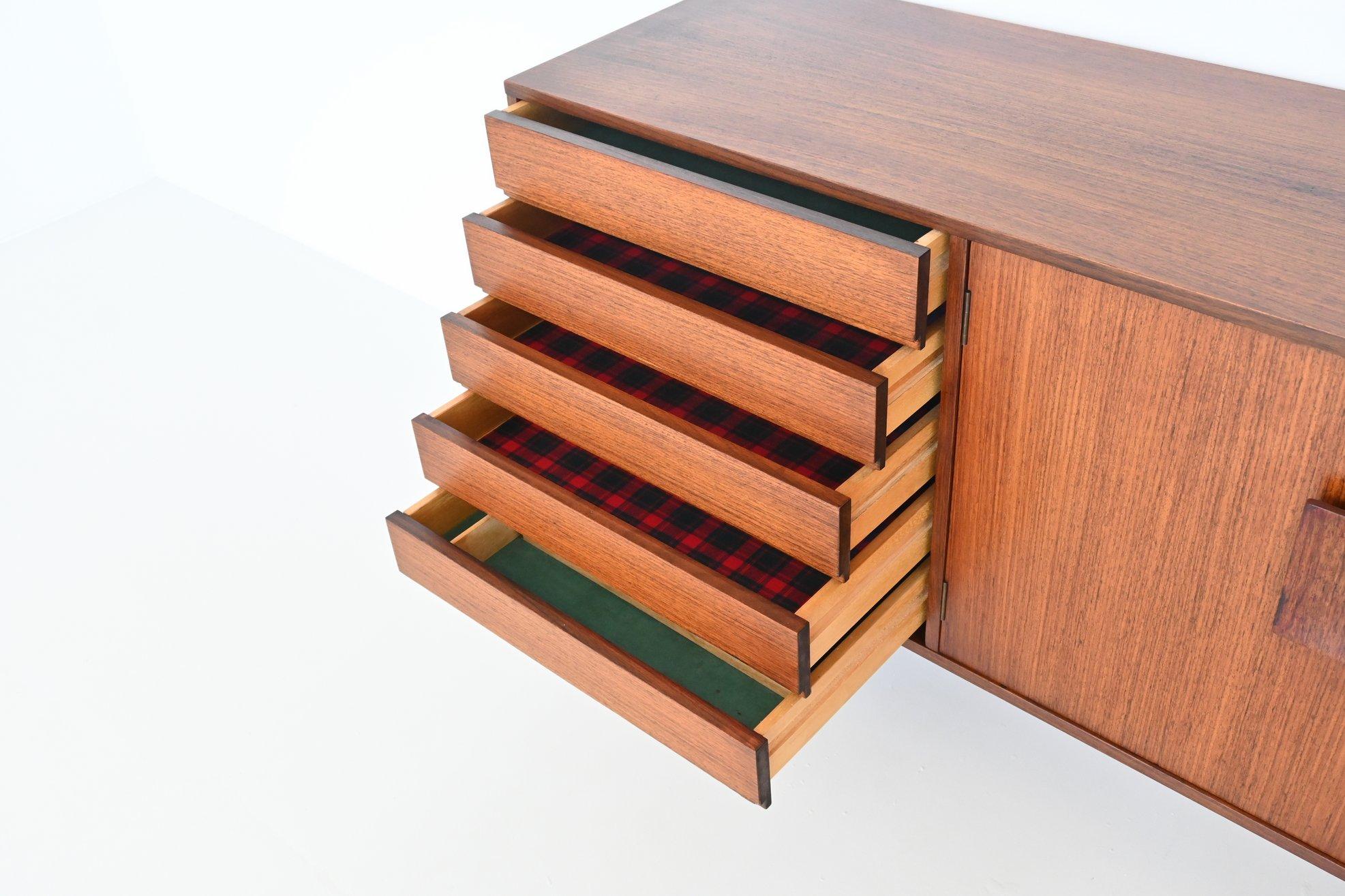 Inger Klingenberg Rosewood Large Sideboard Fristho, Netherlands, 1960 1