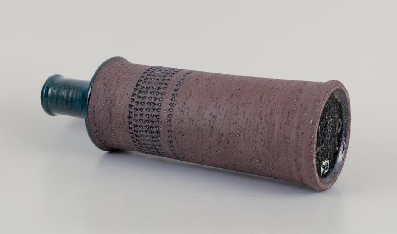 Glazed Inger Persson for Rörstrand Atelje, Sweden. Large ceramic vase, 1960s For Sale