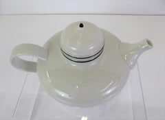 Inger Persson POP Théière en céramique moderne du milieu du siècle avec passoire Rorstrand 1960s