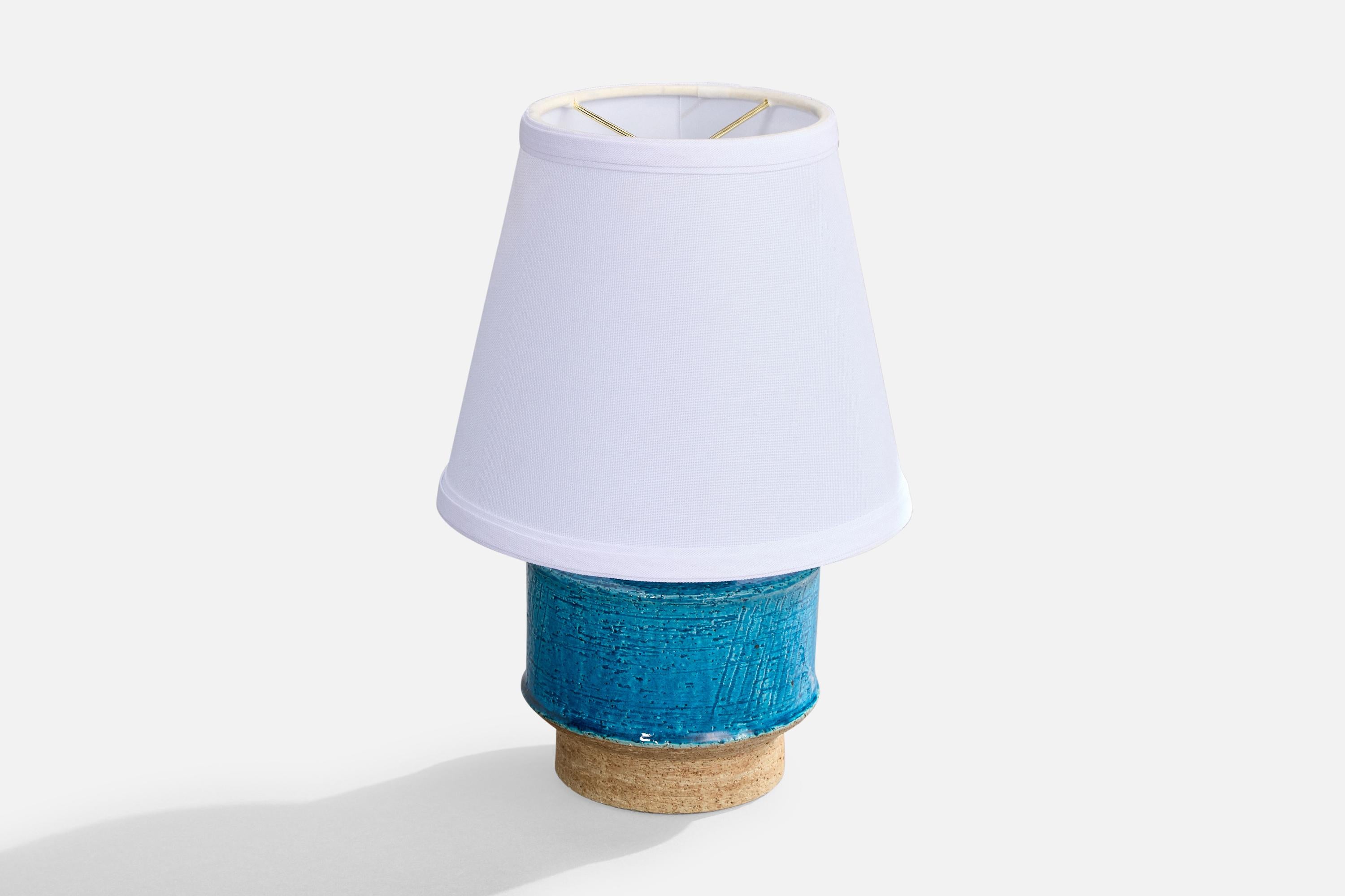 Mid-Century Modern Inger Persson, Table Lamp, Stoneware, Sweden, 1960s