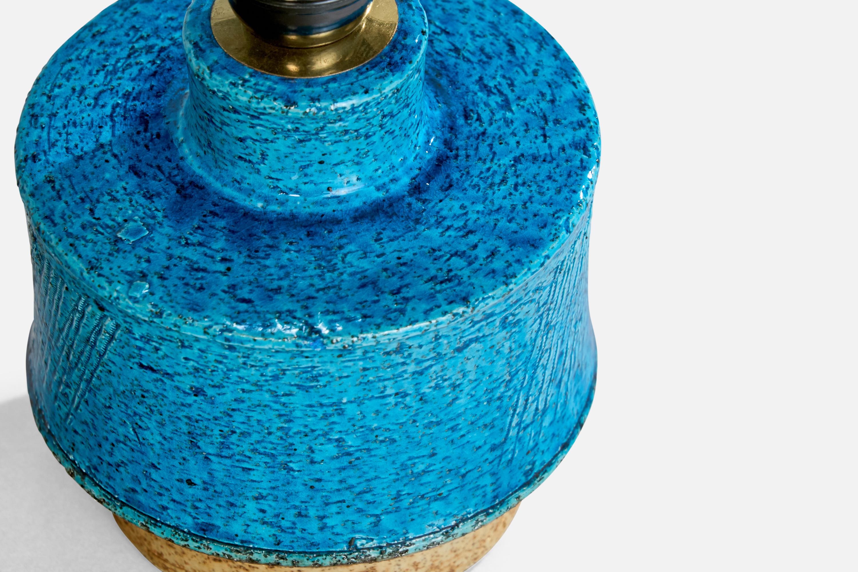 Inger Persson, Table Lamp, Stoneware, Sweden, 1960s In Good Condition In High Point, NC