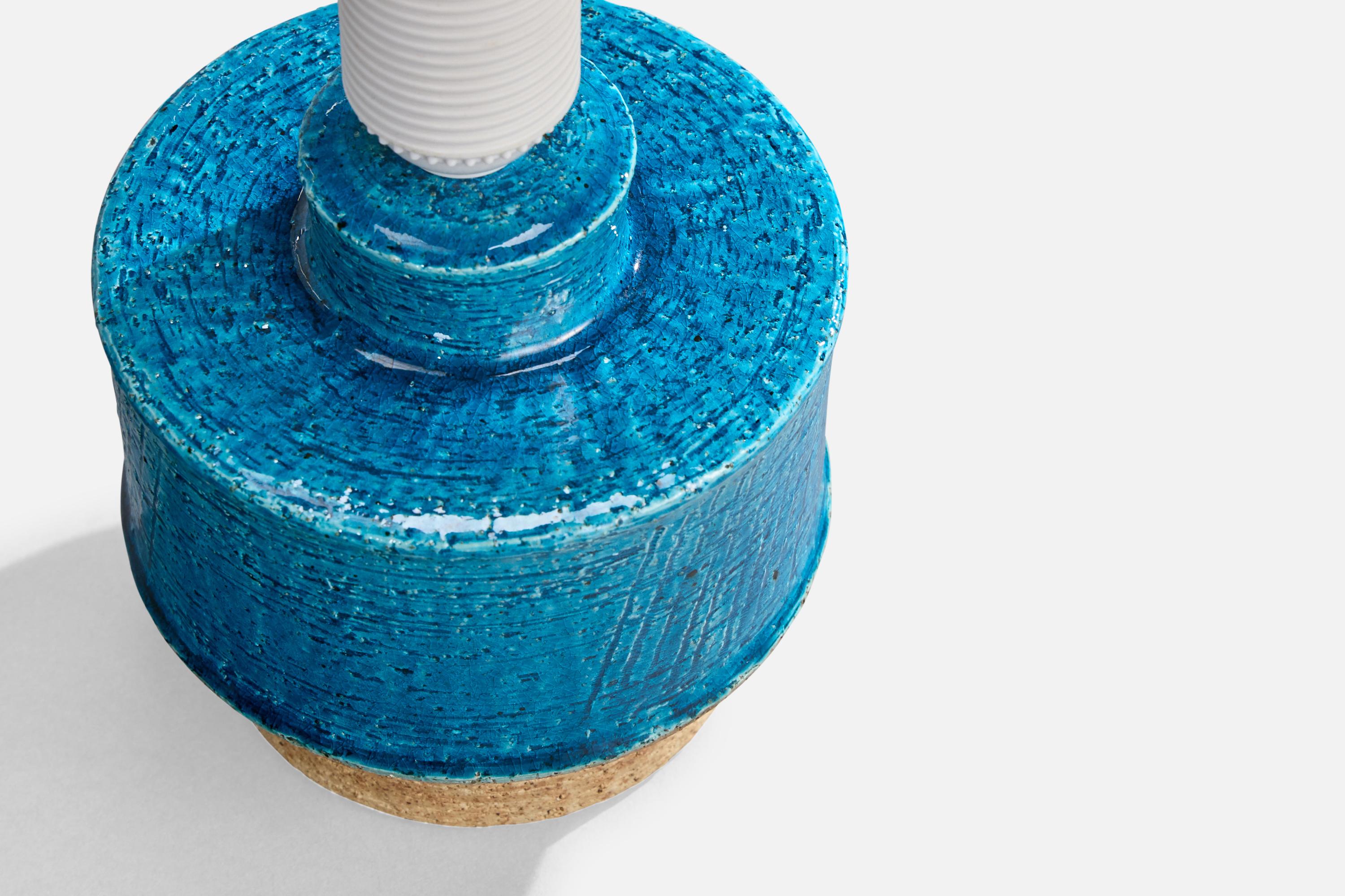 Swedish Inger Persson, Table Lamp, Stoneware, Sweden, 1960s