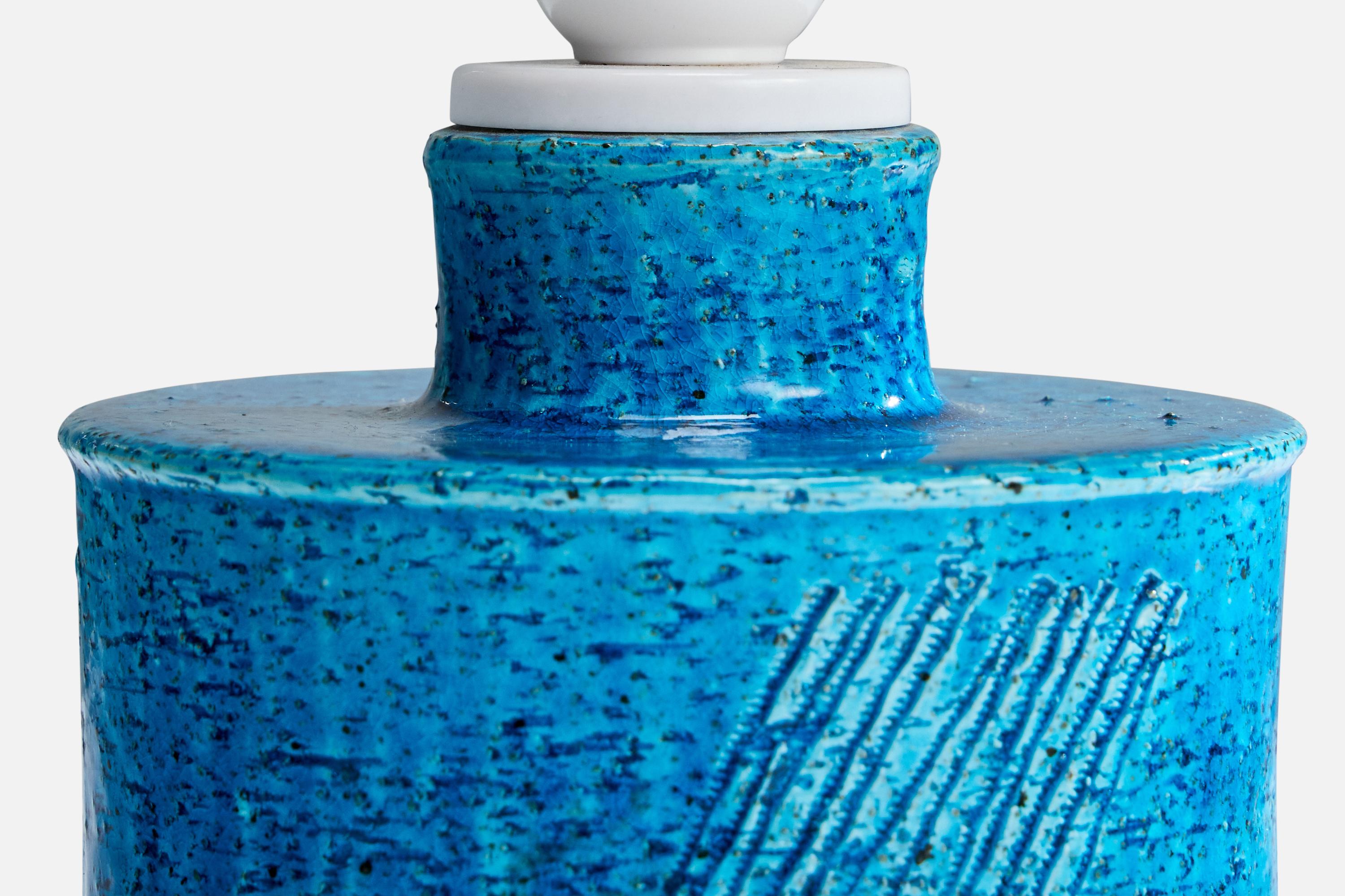 Inger Persson, Table Lamp, Stoneware, Sweden, 1960s In Good Condition For Sale In High Point, NC