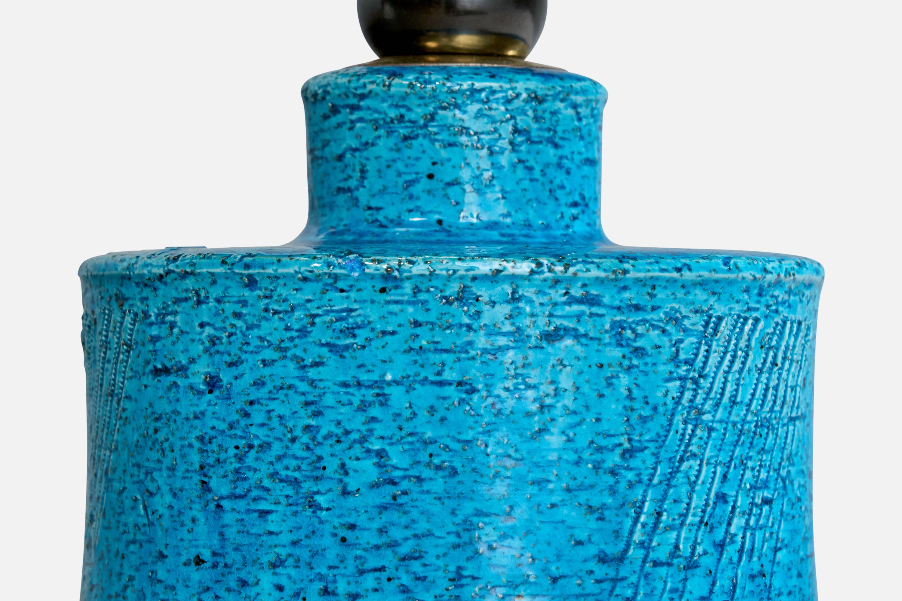 Inger Persson, Table Lamp, Stoneware, Sweden, 1960s 1