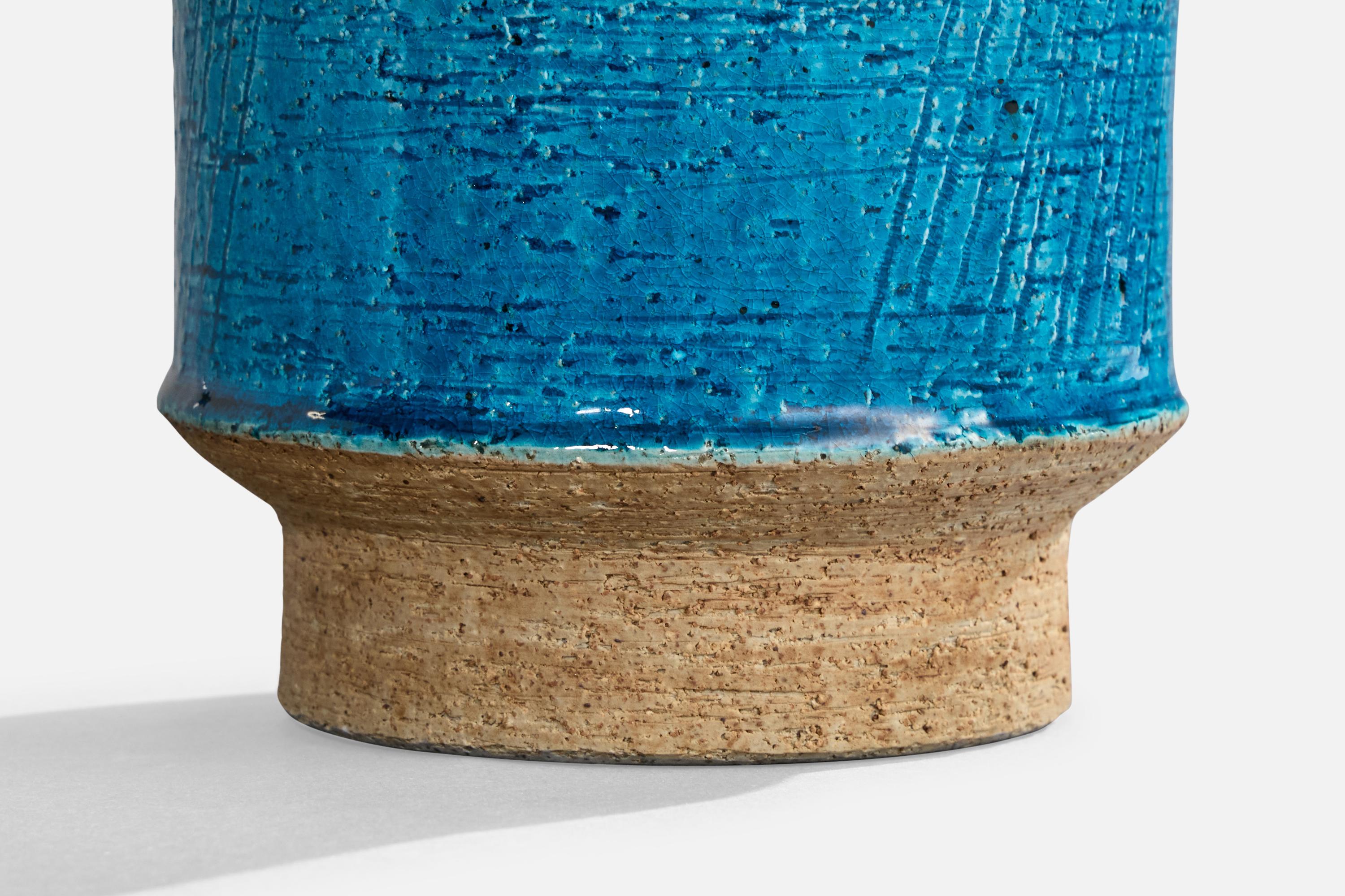 Mid-20th Century Inger Persson, Table Lamp, Stoneware, Sweden, 1960s