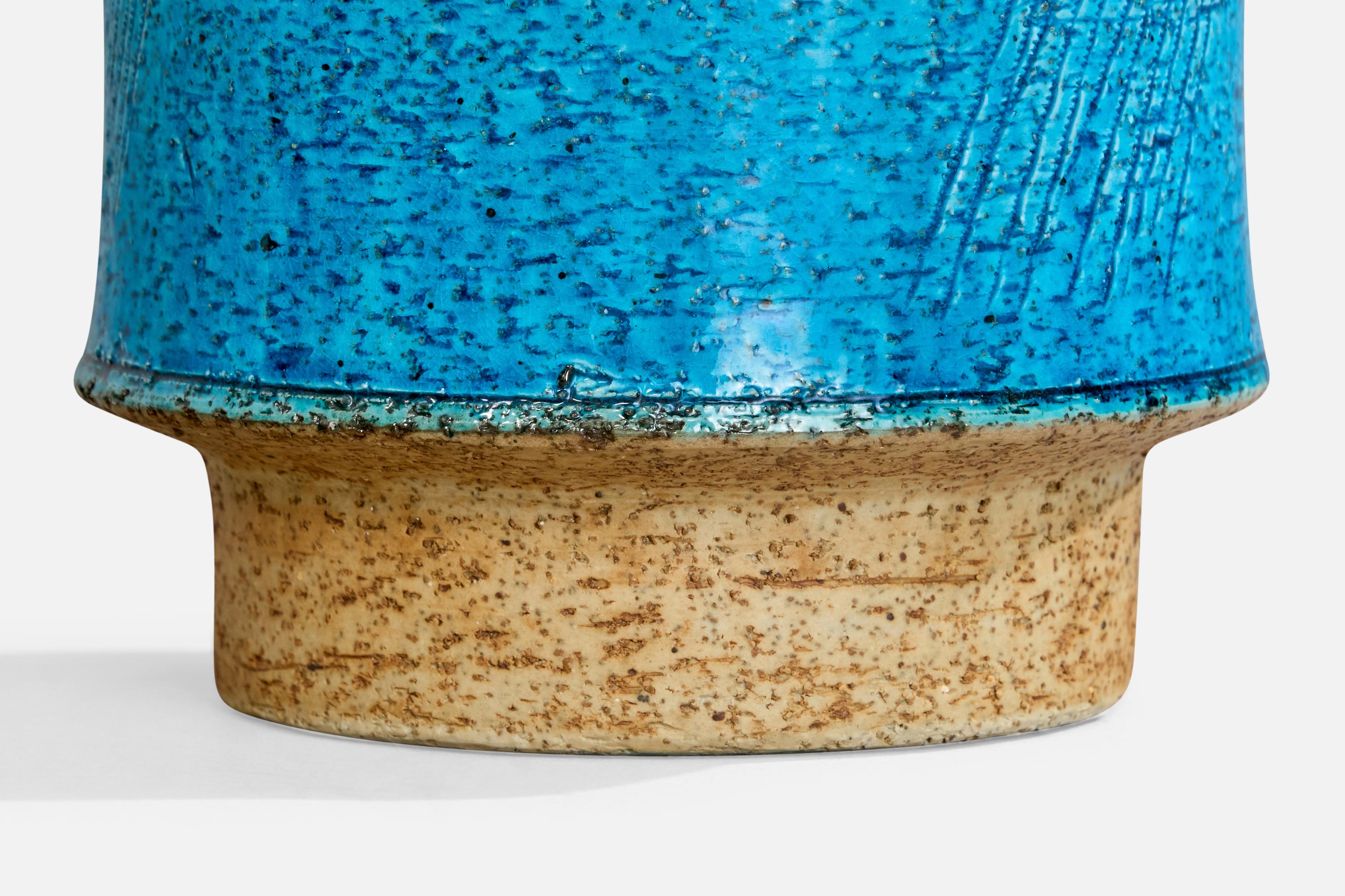 Inger Persson, Table Lamp, Stoneware, Sweden, 1960s 2