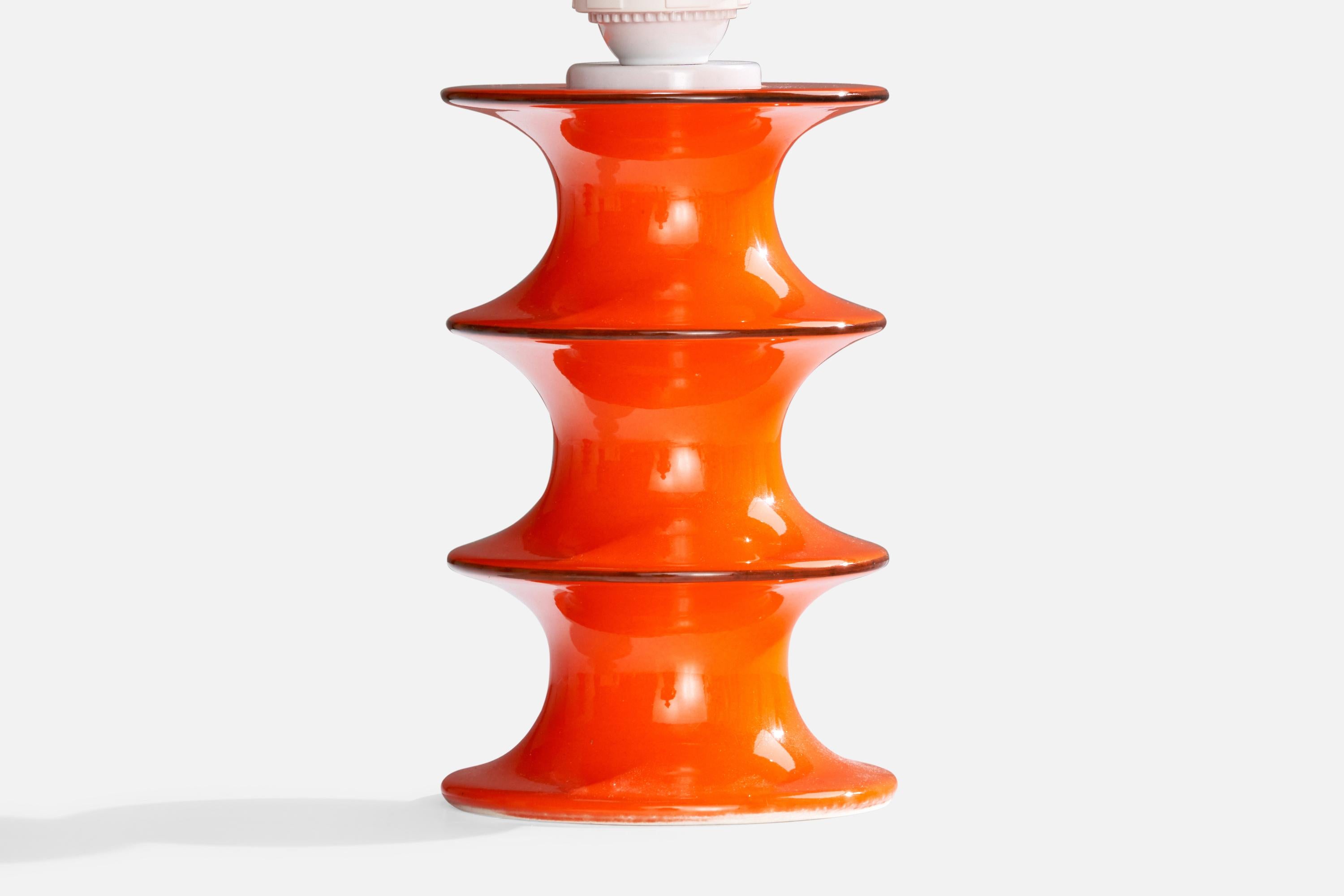 Inger Persson, Table Lamps, Stoneware, Sweden, 1960s 3