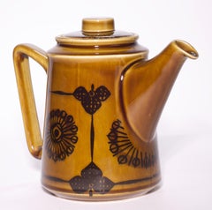 Inger Waage for Stavangerflint Norway Sera Teapot, Scandinavian Modern 1960s