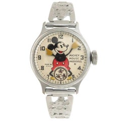Vintage Ingersoll Mickey Mouse Wristwatch with Important Provenance, 1933 