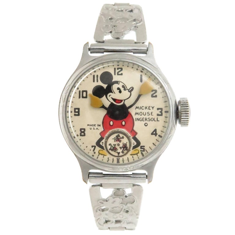 Ingersoll Mickey Mouse Wristwatch with Important Provenance, 1933 at  1stDibs | ingersoll mickey mouse watch, ingersoll mickey mouse watch 1933