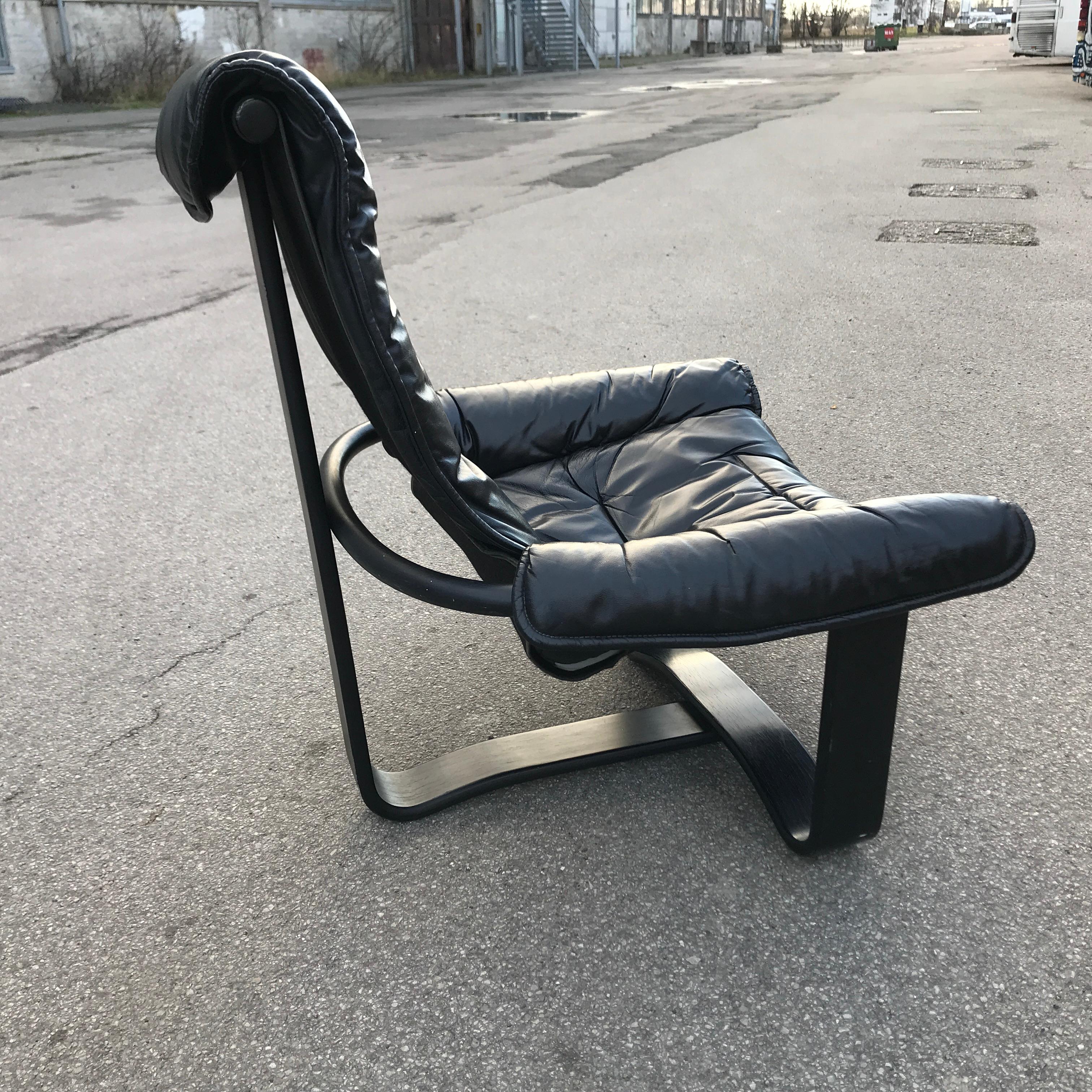 Mid-Century Modern Chaise longue Ingmar Relling des années 1970 en vente