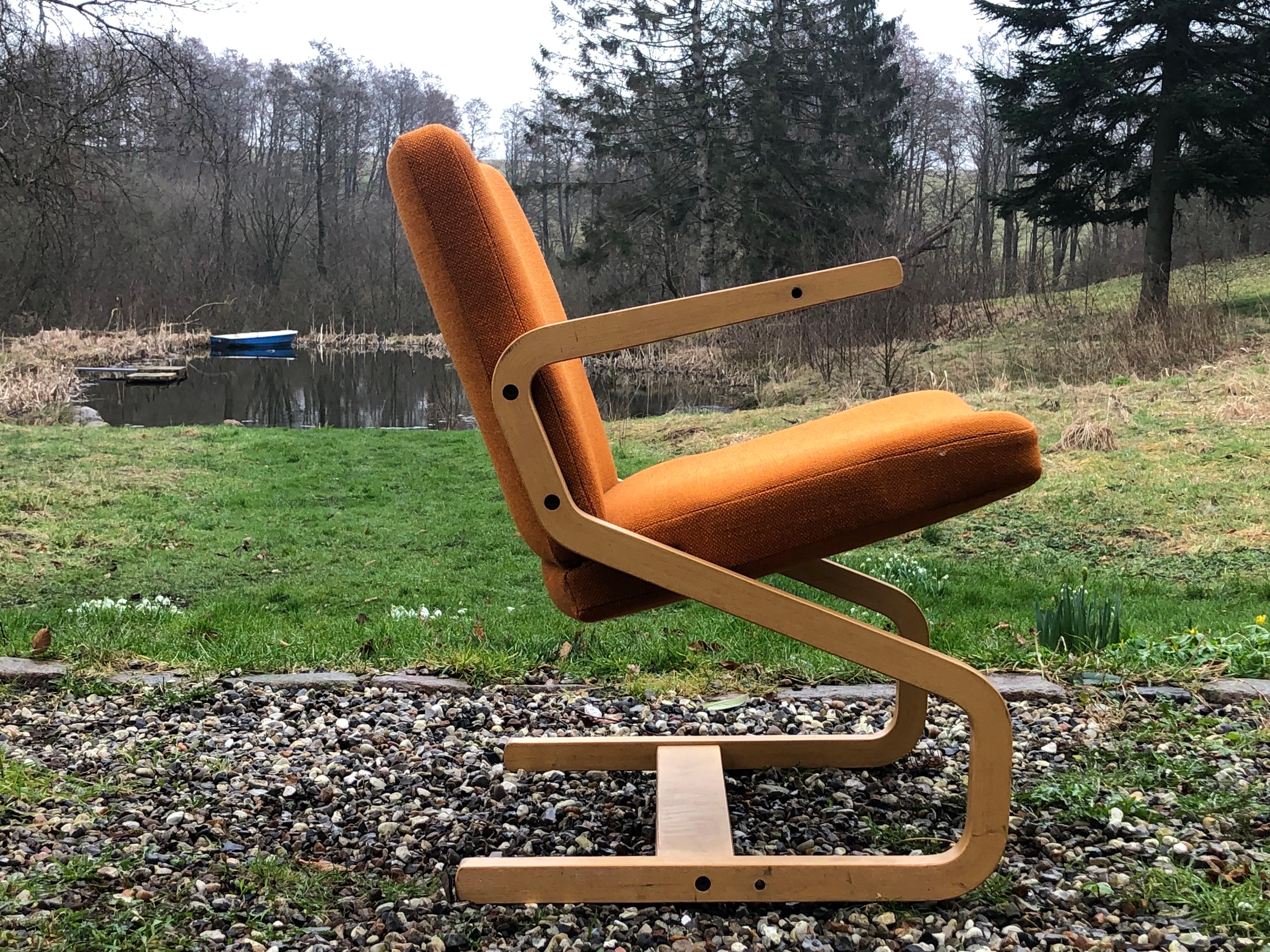 Mid-Century Modern Ingmar Relling a stackable armchair designed for cinema and concert For Sale