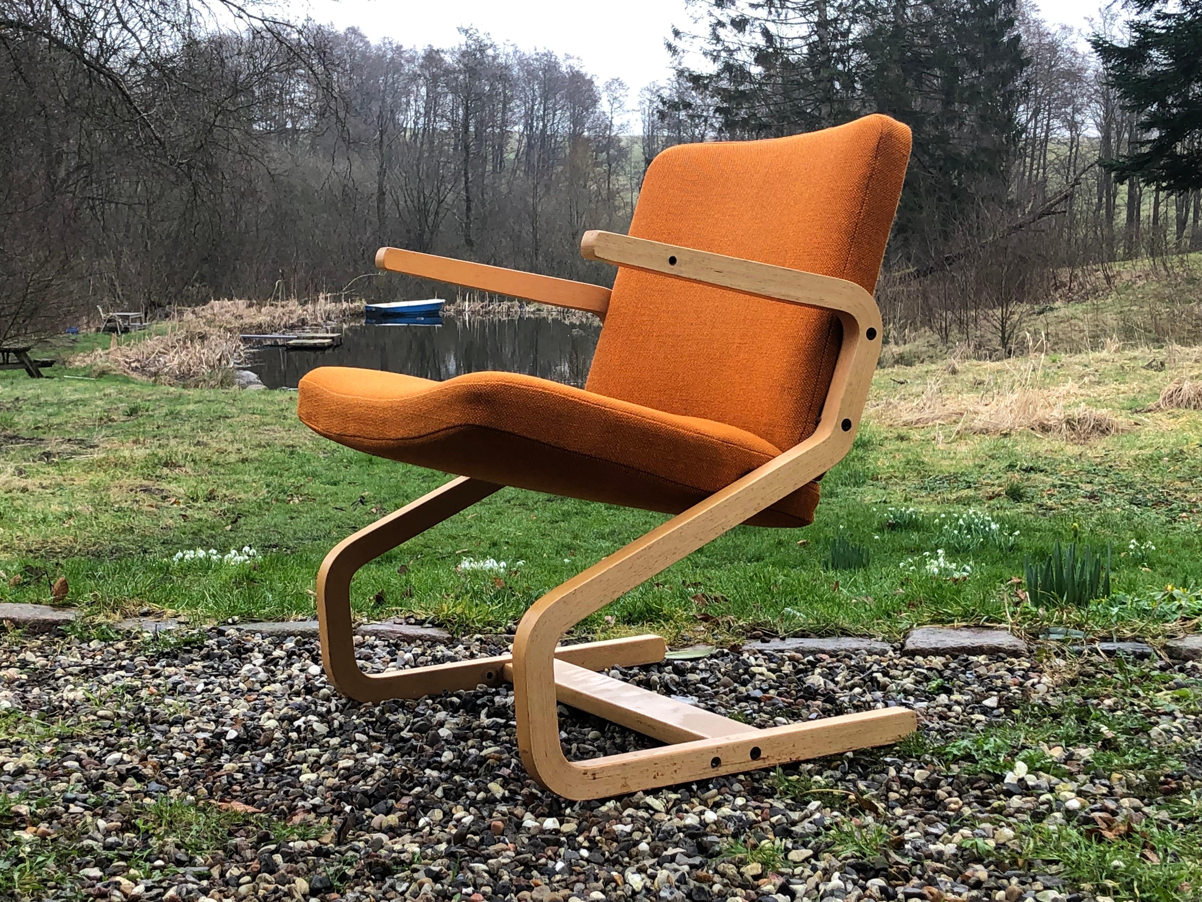 Norwegian Ingmar Relling a stackable armchair designed for cinema and concert For Sale