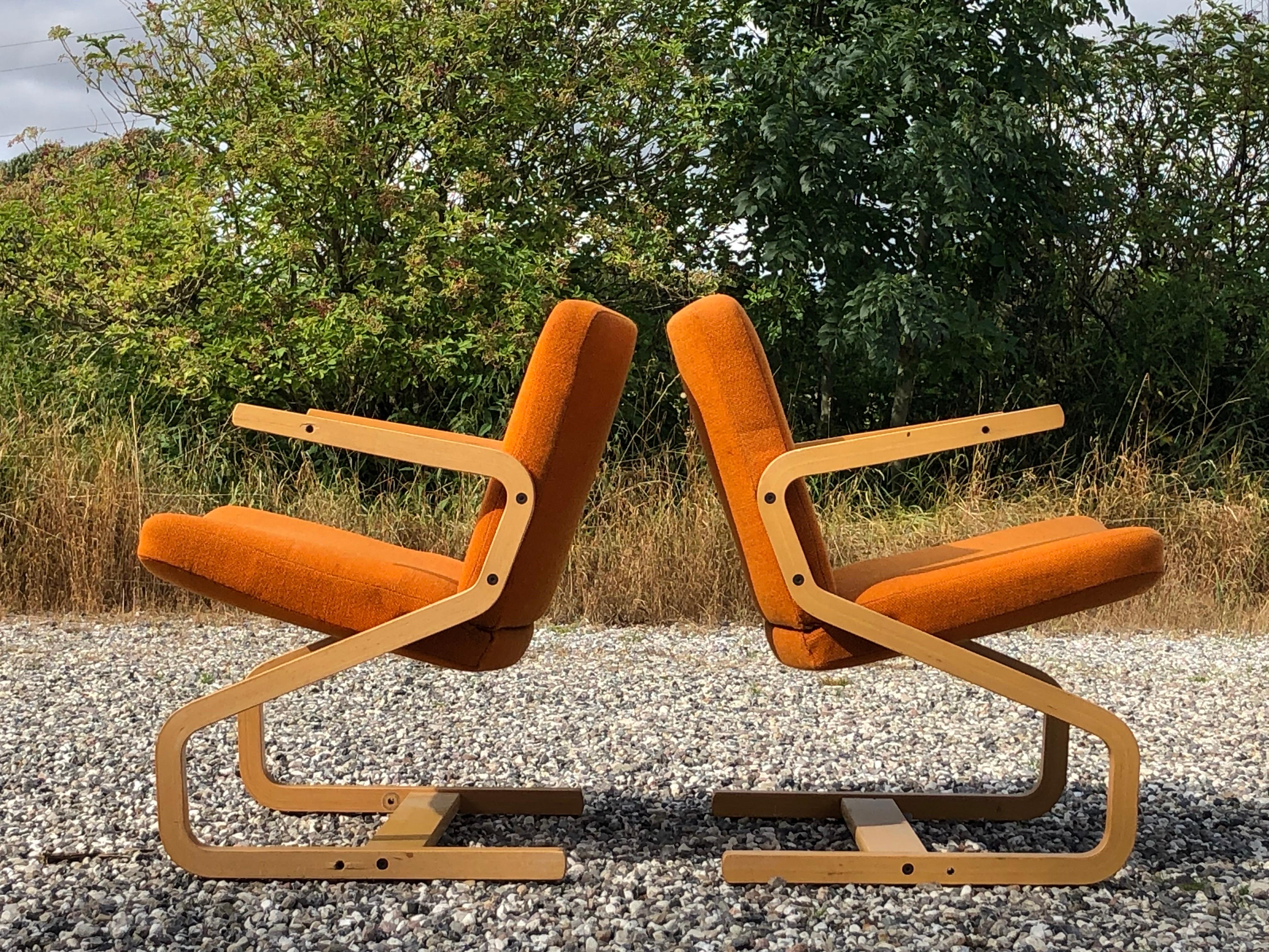 Ingmar Relling a stackable armchair designed for cinema and concert In Fair Condition For Sale In Vejle Øst, DK