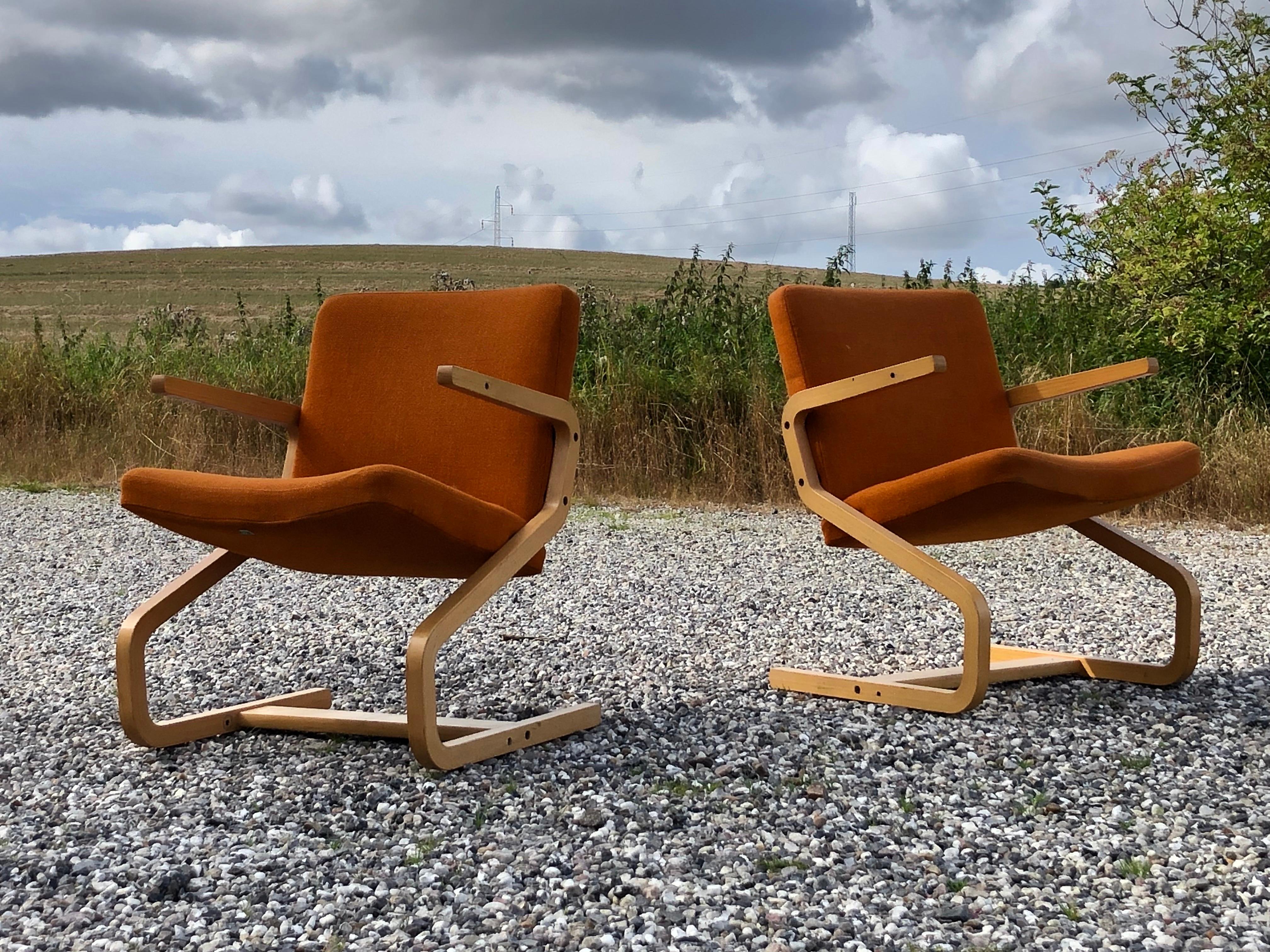 20th Century Ingmar Relling a stackable armchair designed for cinema and concert For Sale