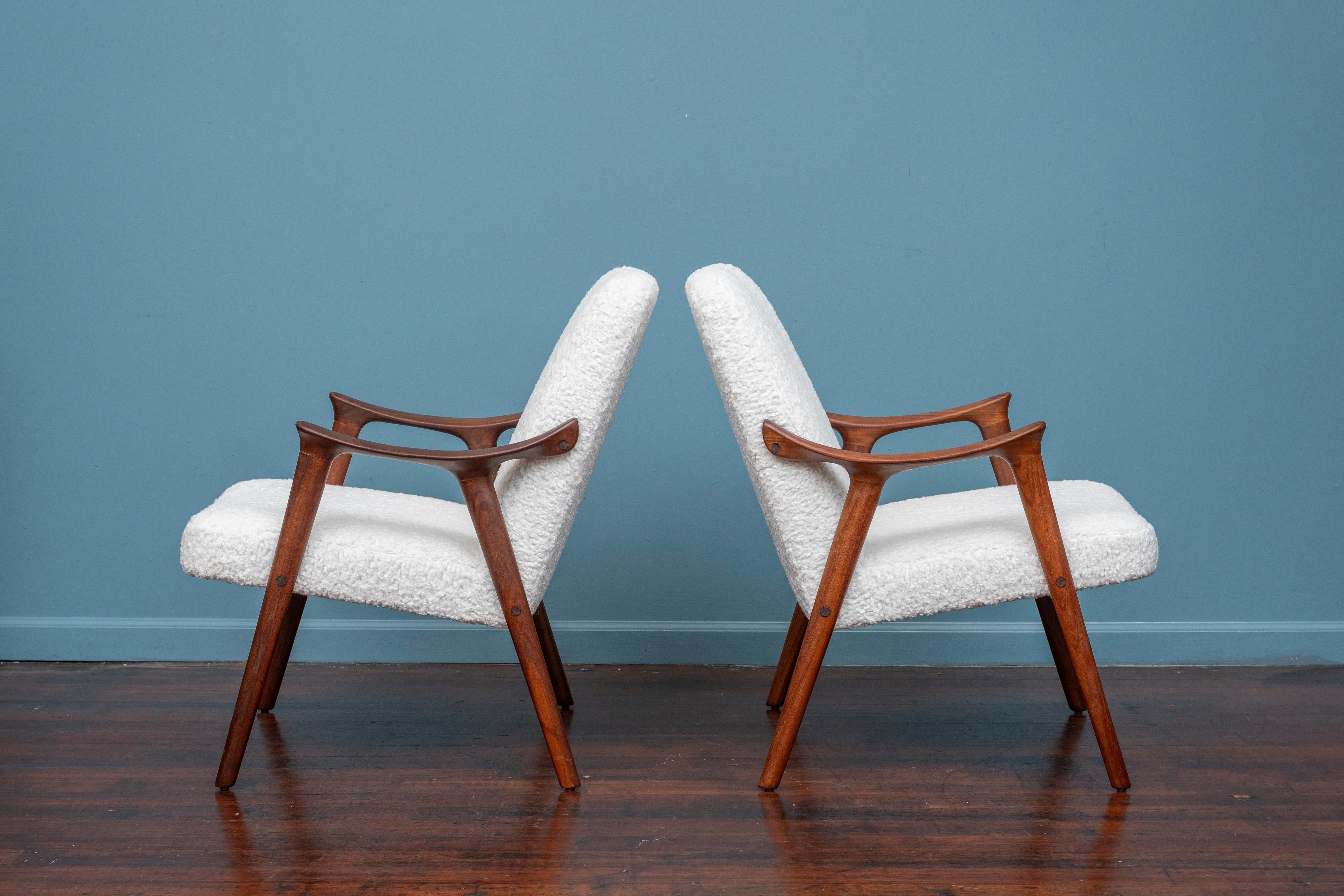 Fauteuils Ingmar Relling pour Westnofa, Norvège Bon état - En vente à San Francisco, CA