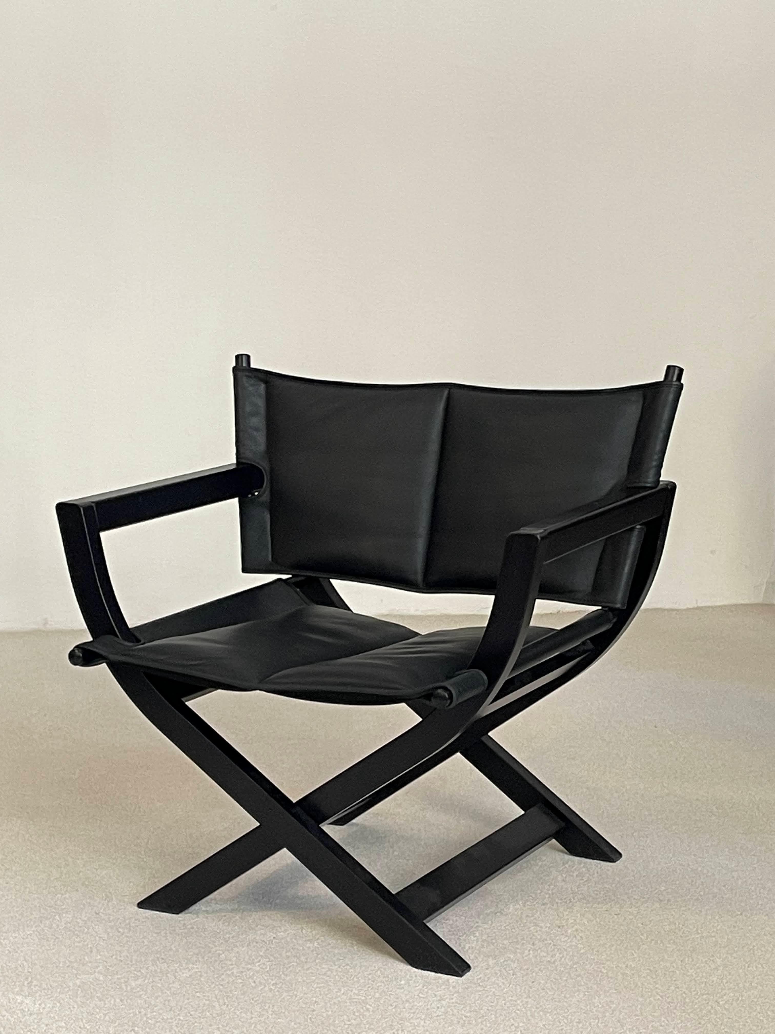 Scandinavian Modern Ingmar Relling Folding Armchair by Rybo 2000s For Sale