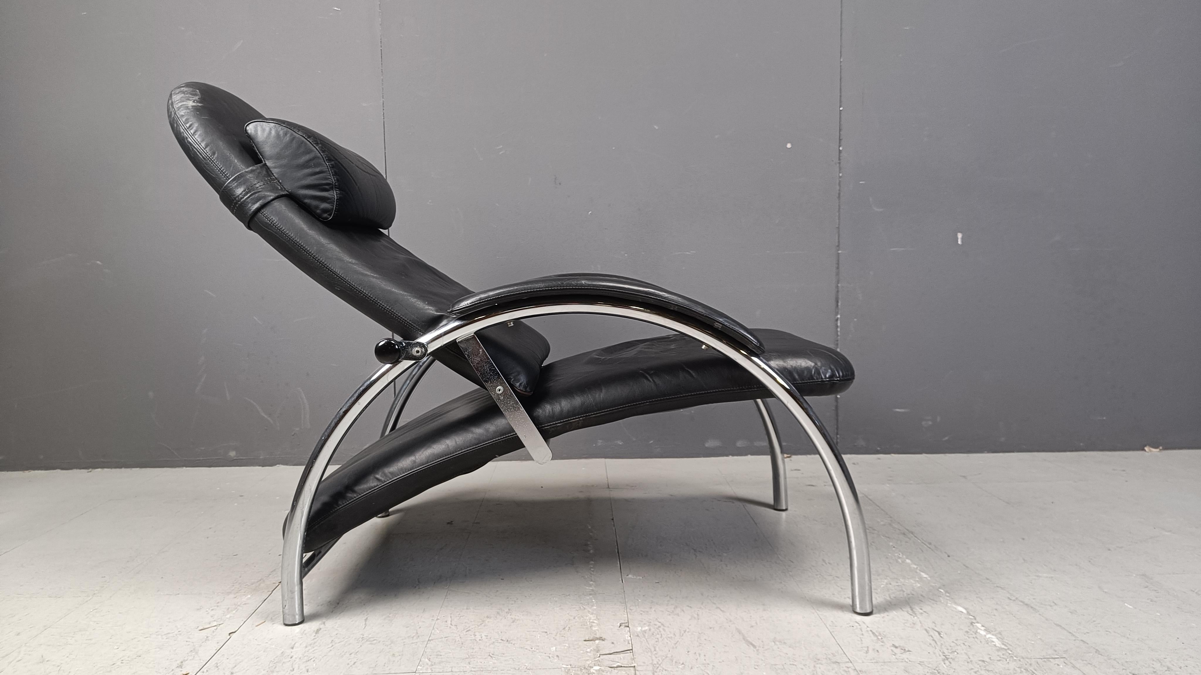 Post-Modern Ingmar Relling for Vestlandske, armchair/relax chair 'Optima', 1980s For Sale