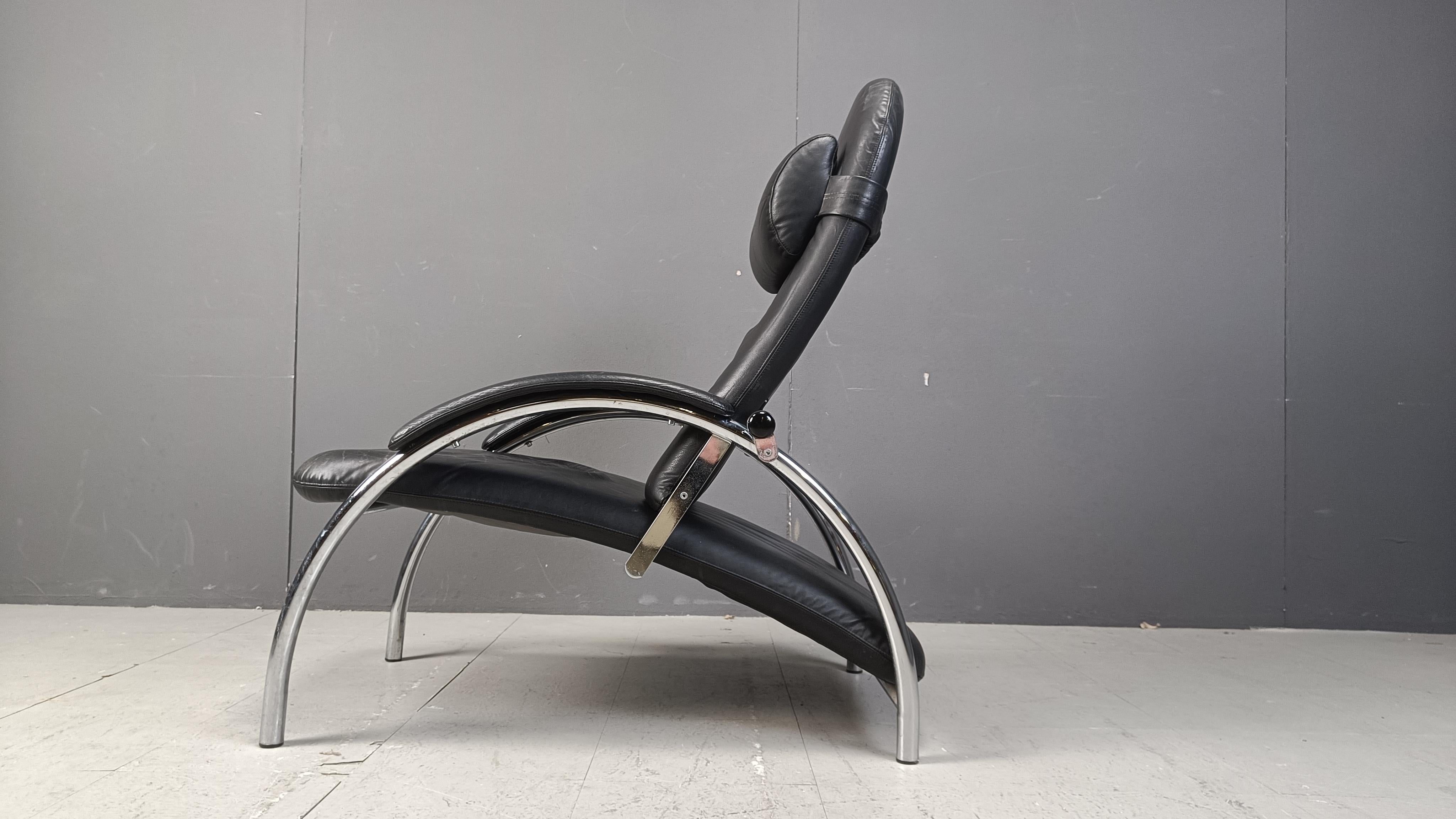 Ingmar Relling for Vestlandske, armchair/relax chair 'Optima', 1980s For Sale 1