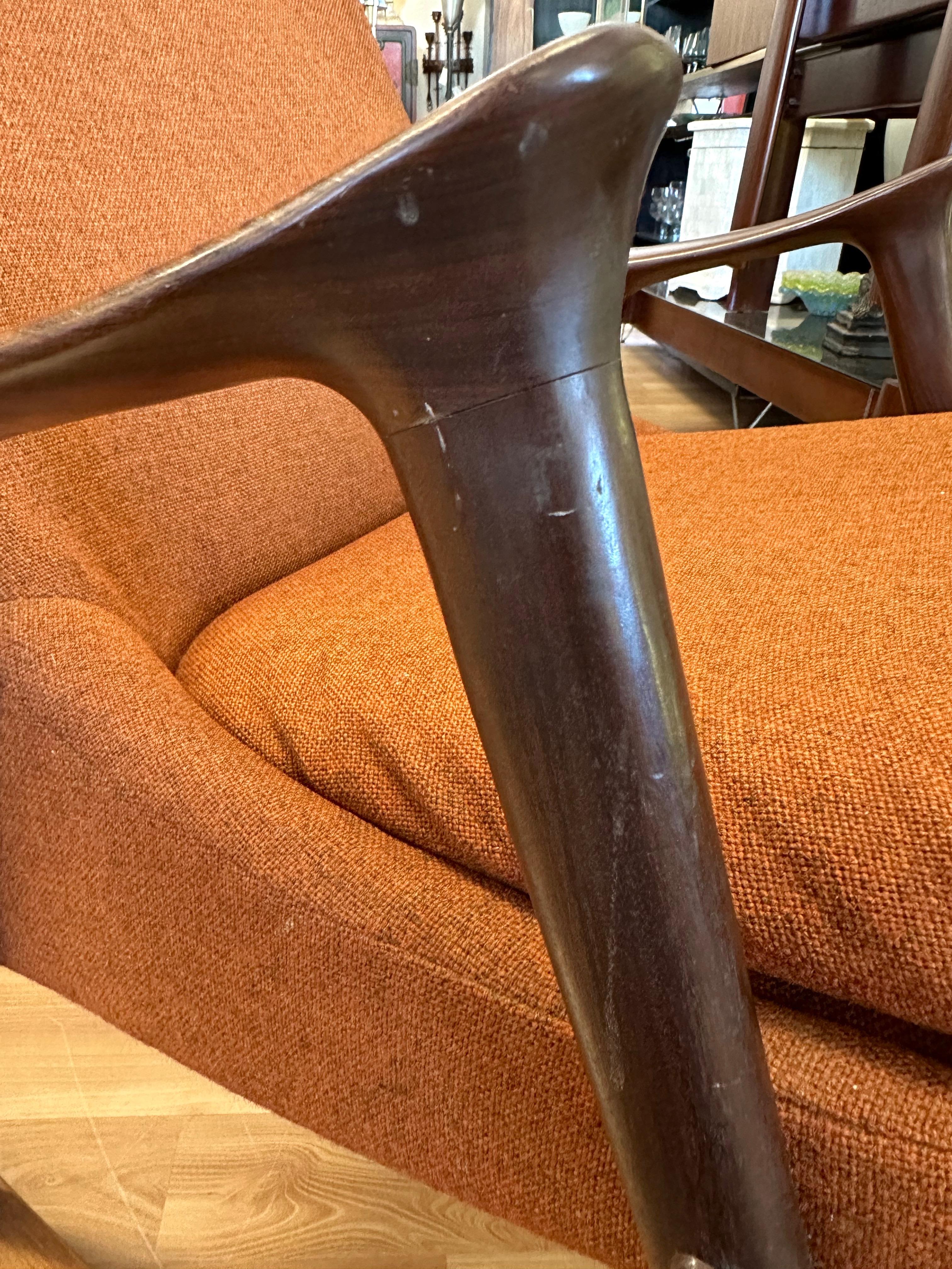 Ingmar Relling for Westnofa High-Back Sculptural Teak Rocking Chair, 1960s For Sale 8