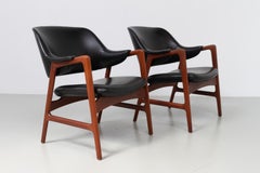 Ingmar Relling "Junior" Teak Armchairs for VSM, 1950s. Set of 2.
