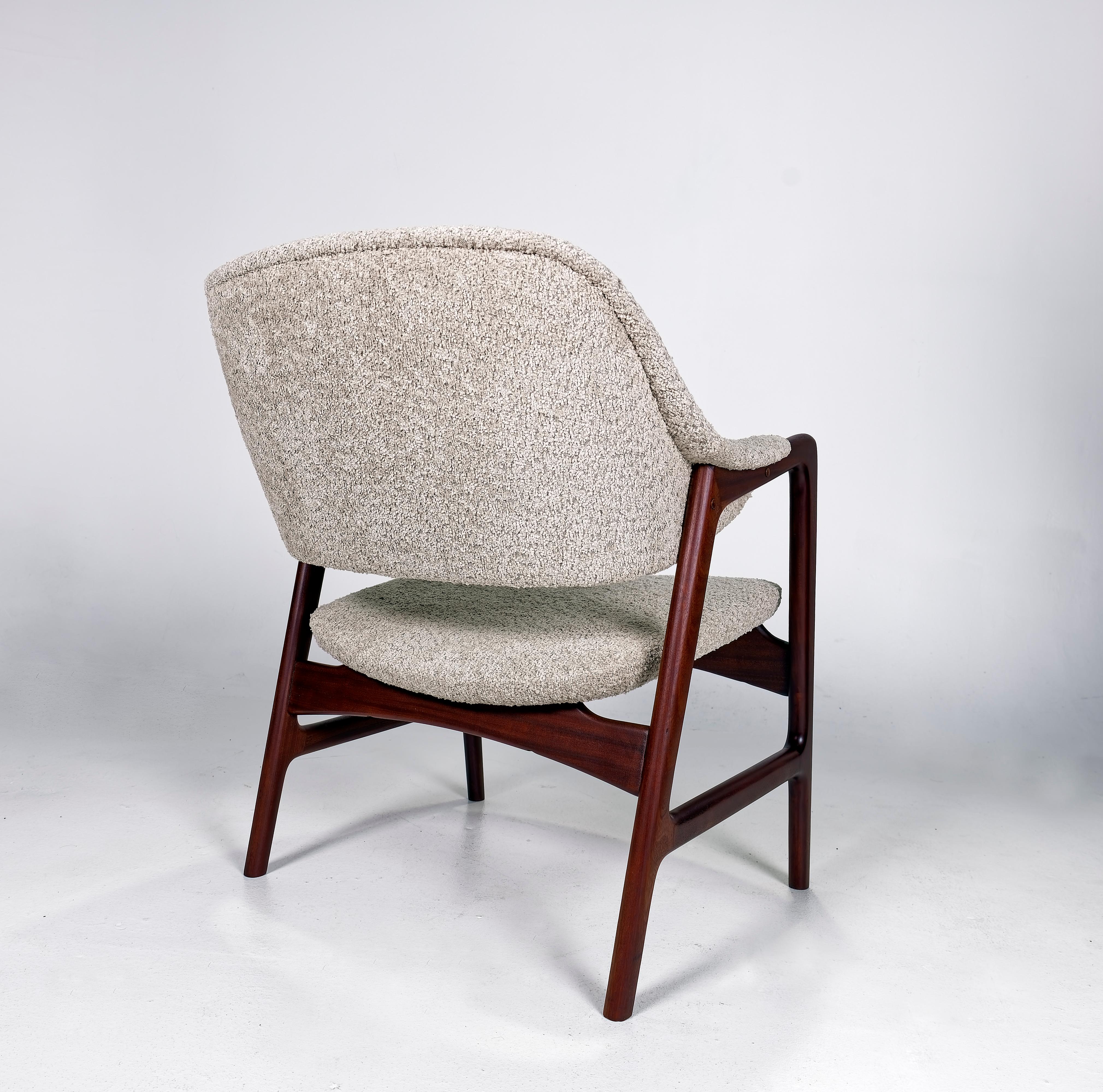 Ingmar Relling Lounge Chair for Westnofa, 1960s, Boucle For Sale 2