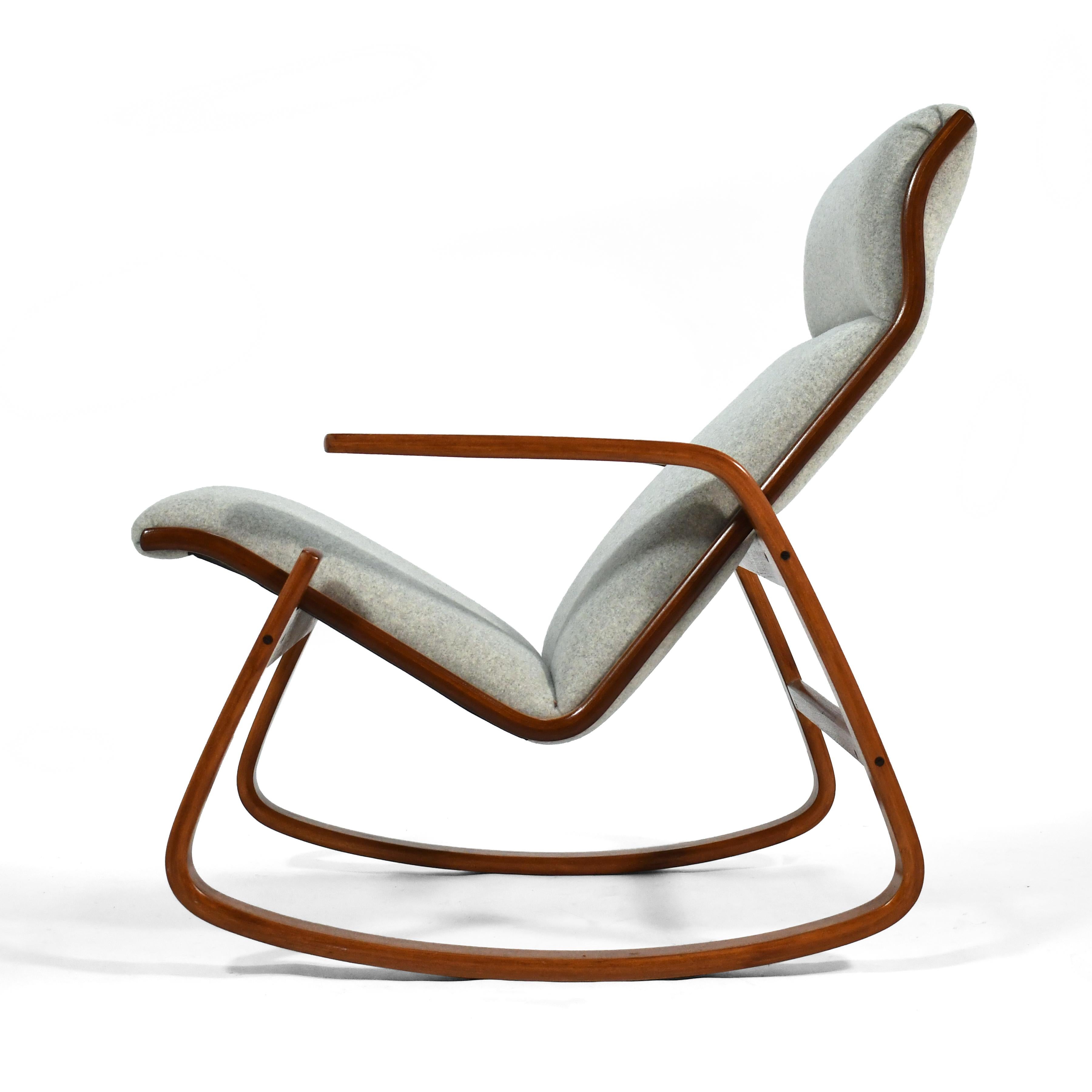 Scandinavian Modern Ingmar Relling Rocking Chair by Westnofa For Sale