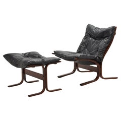 Ingmar Relling - Chaise et pouf Siesta par Westnofa