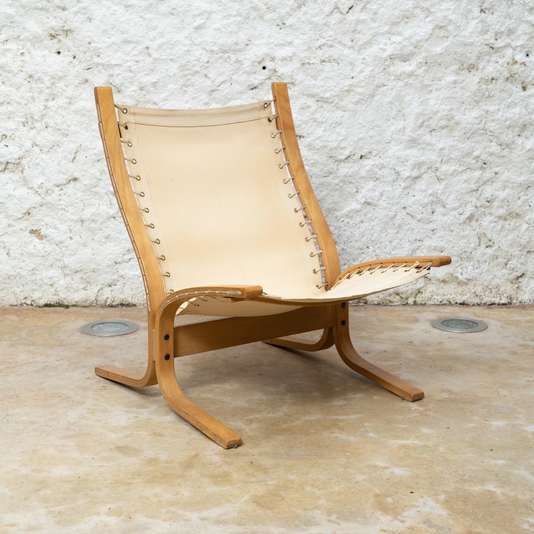 Bois Fauteuil de sieste Ingmar Relling : L'Elegance norvégienne d'antan