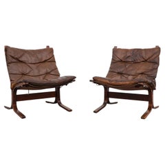 Vintage Ingmar Relling "Siesta" Easy Chairs for Westnofa