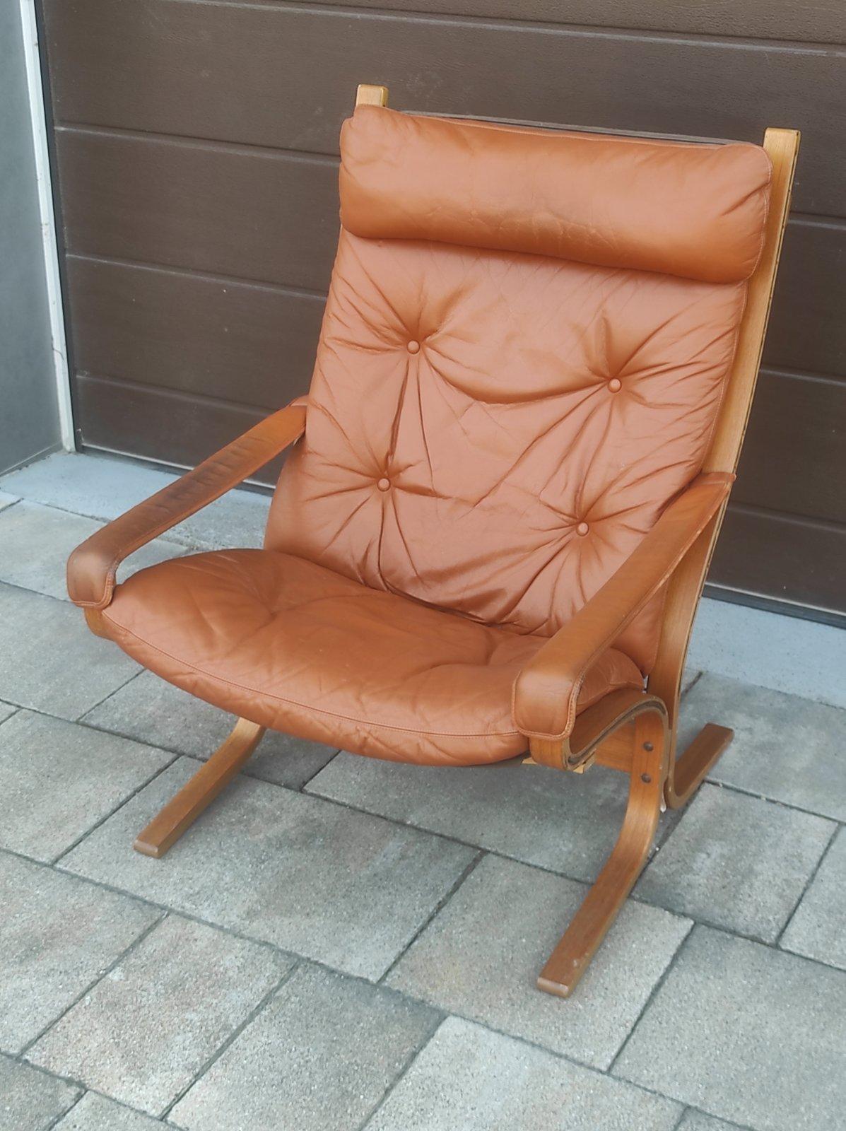 Leather Ingmar Relling Siesta Longue Chair For Westnofa For Sale