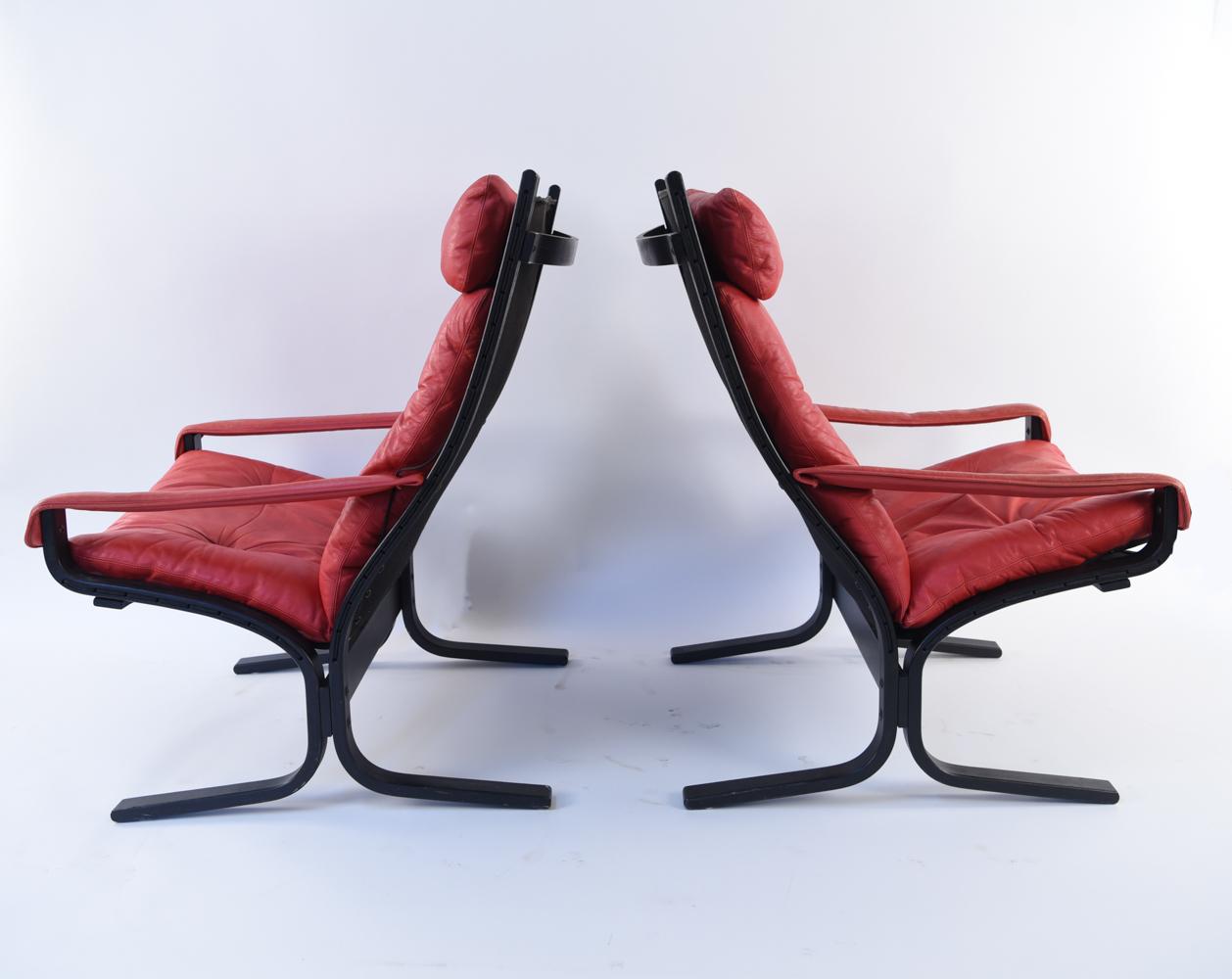 Ingmar Relling Siesta Pair of Lounge Chairs and Foot Stool  12