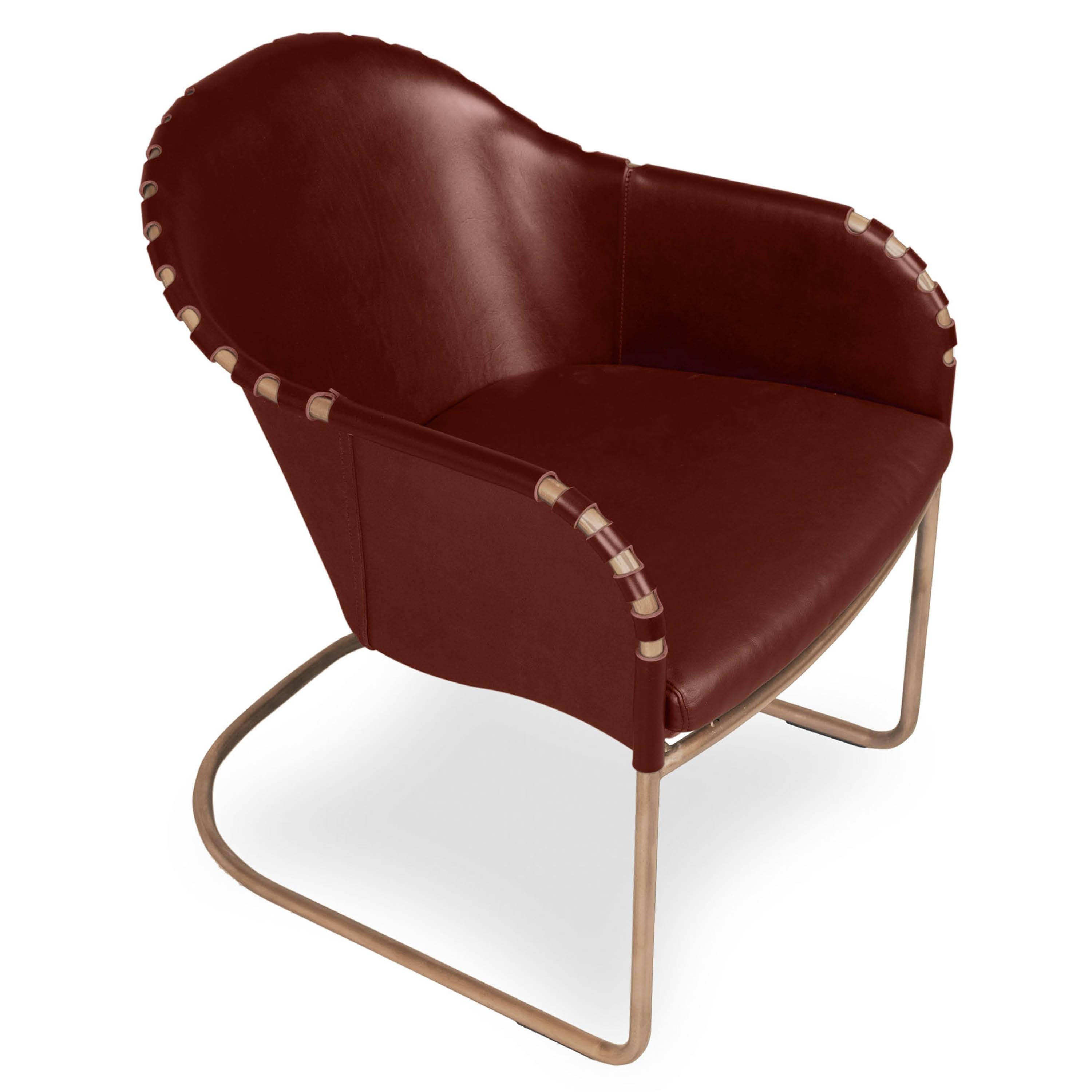 Leather Ingo Easy Chair For Sale