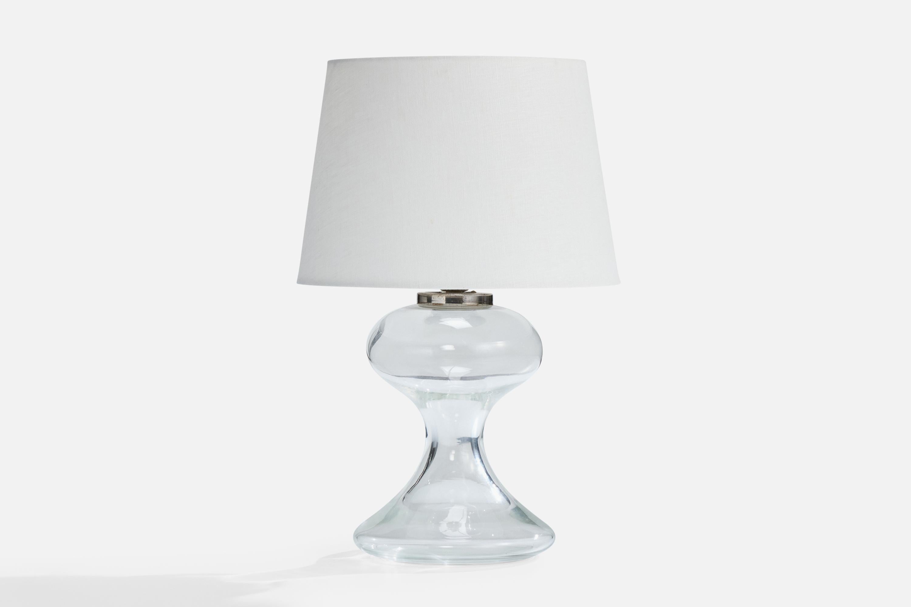 Mid-Century Modern Ingo Mauer, Table Lamps, Glass, Metal, Germany, 1970s For Sale