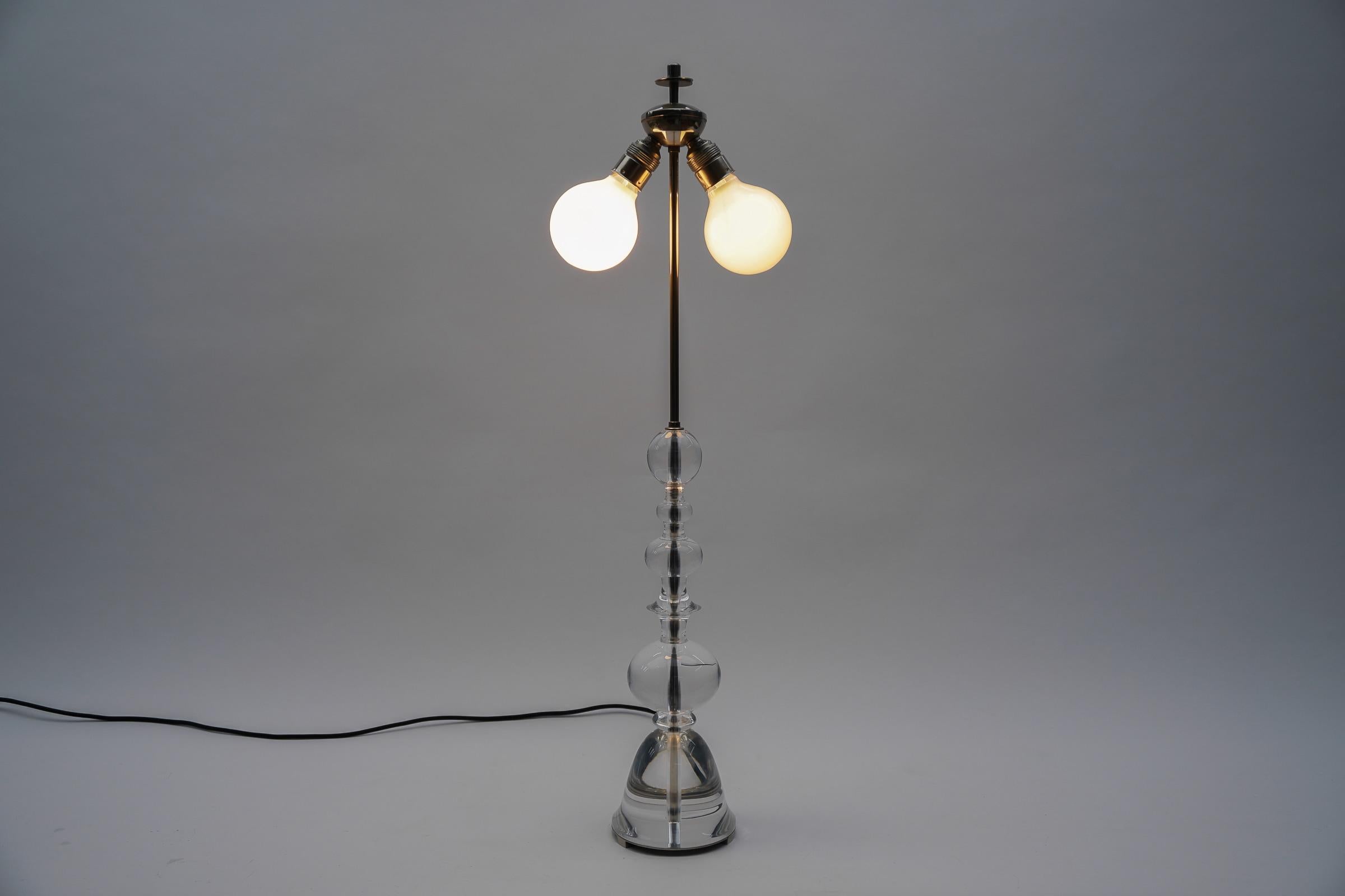 Ingo Maurer Acrylic Table Lamp ML 9 T M-Design, 1960s Germany In Good Condition For Sale In Nürnberg, Bayern