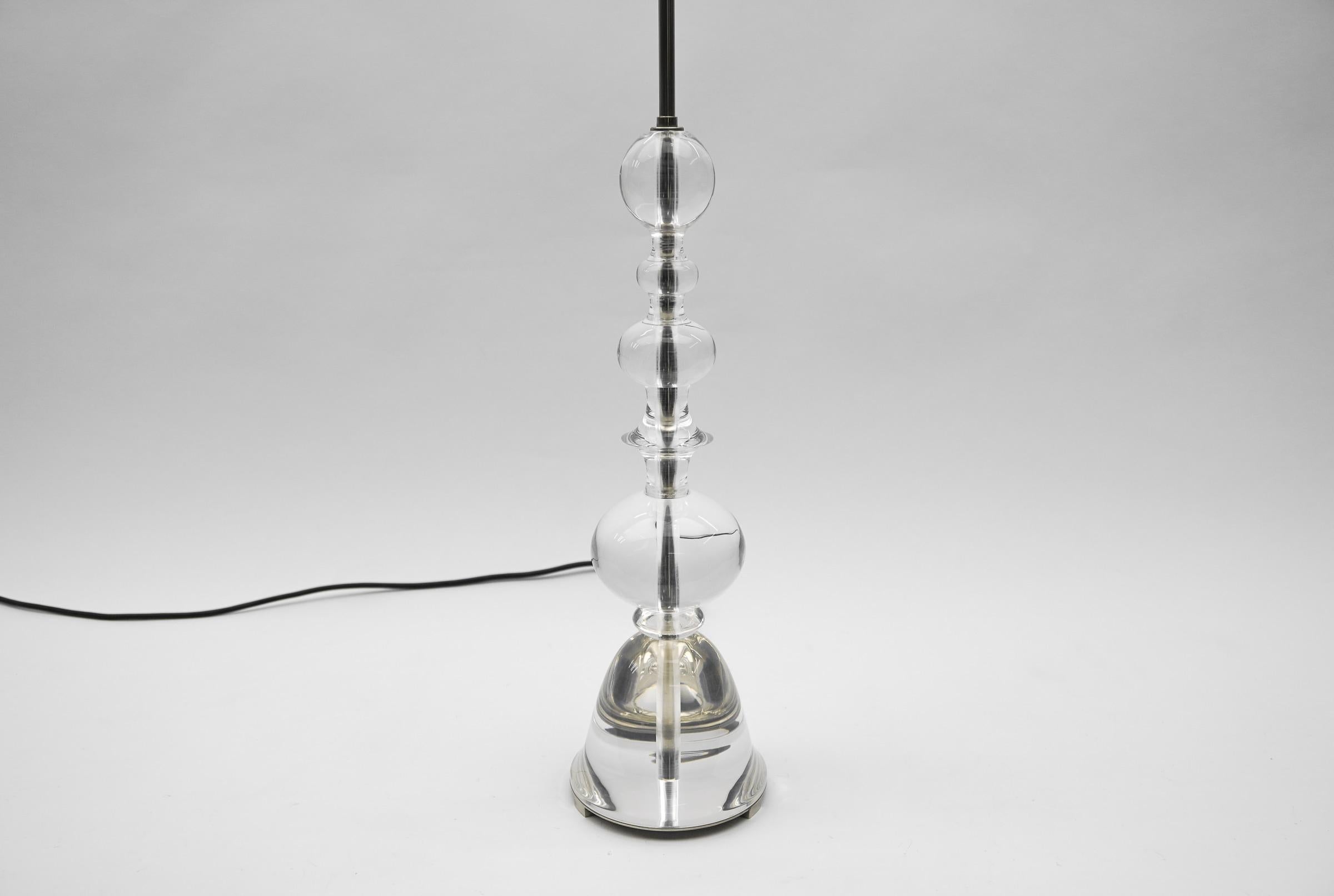Métal Lampe de bureau en acrylique Ingo Maurer ML 9 T M-Design, années 1960, Allemagne en vente
