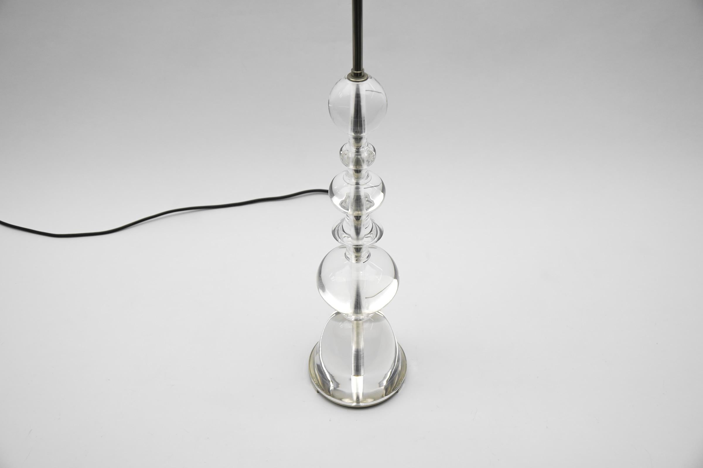 Ingo Maurer Acrylic Table Lamp ML 9 T M-Design, 1960s Germany For Sale 3