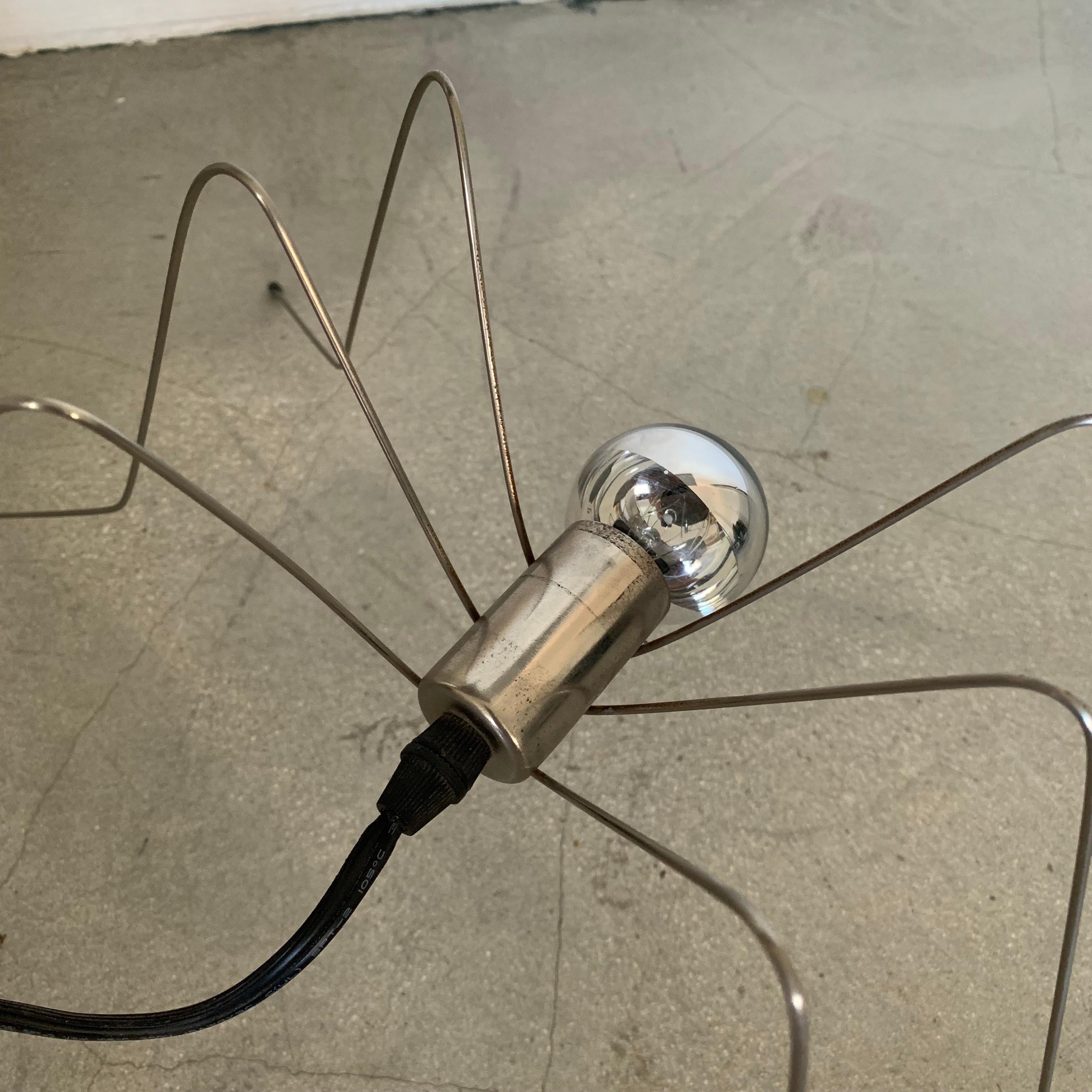 Steel Ingo Maurer Ant Floor or Table Lamp