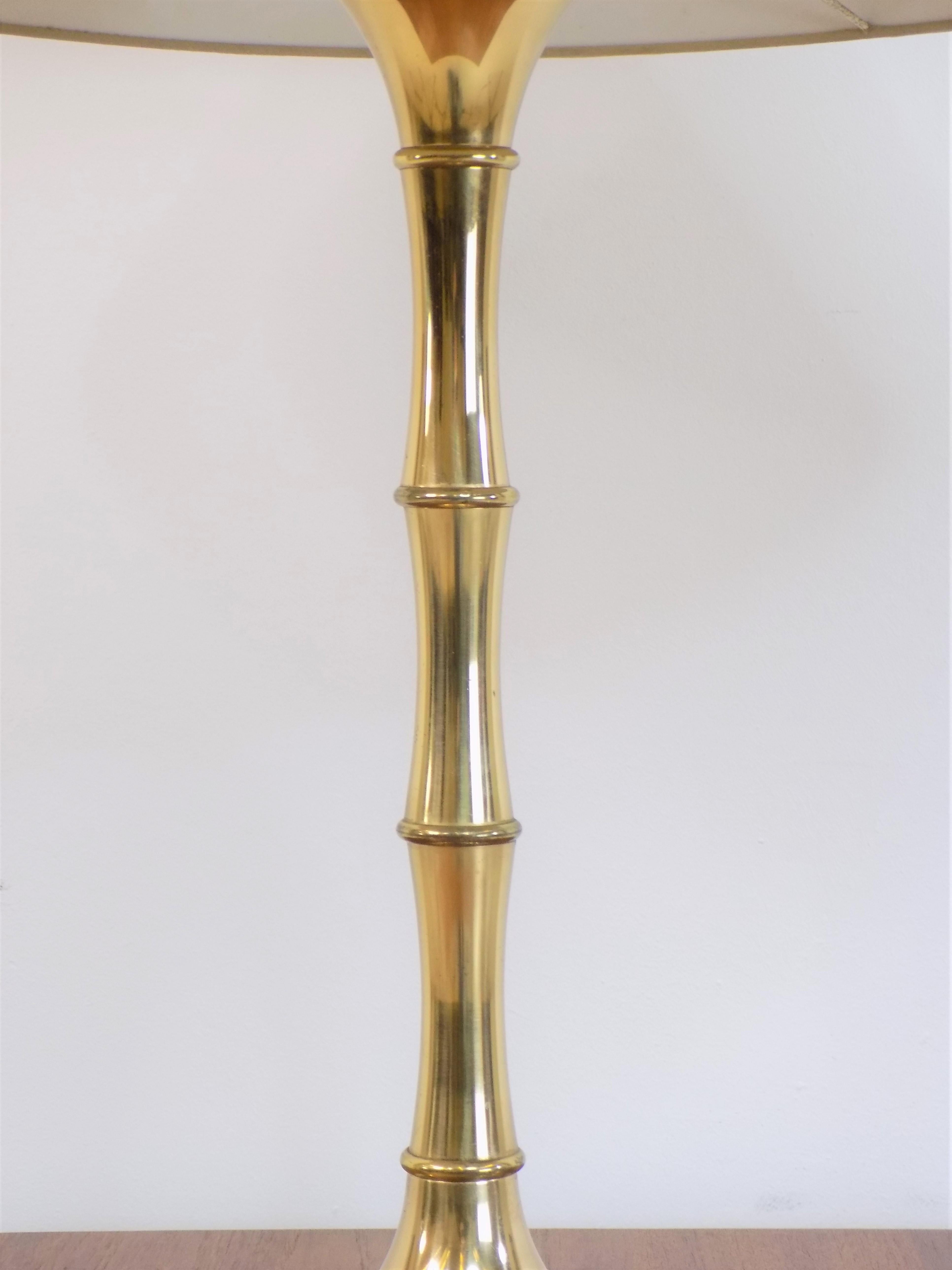 German Ingo Maurer Bamboo Table Lamp